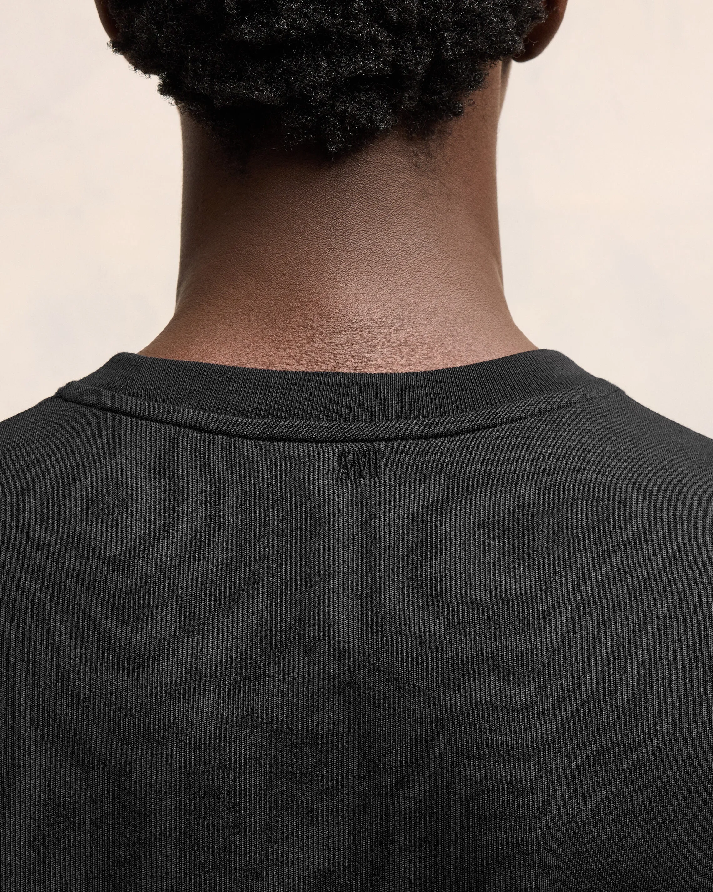 T-shirt Noir Ami De Coeur En Coton Biologique sold by Ami product image thumbnail 4