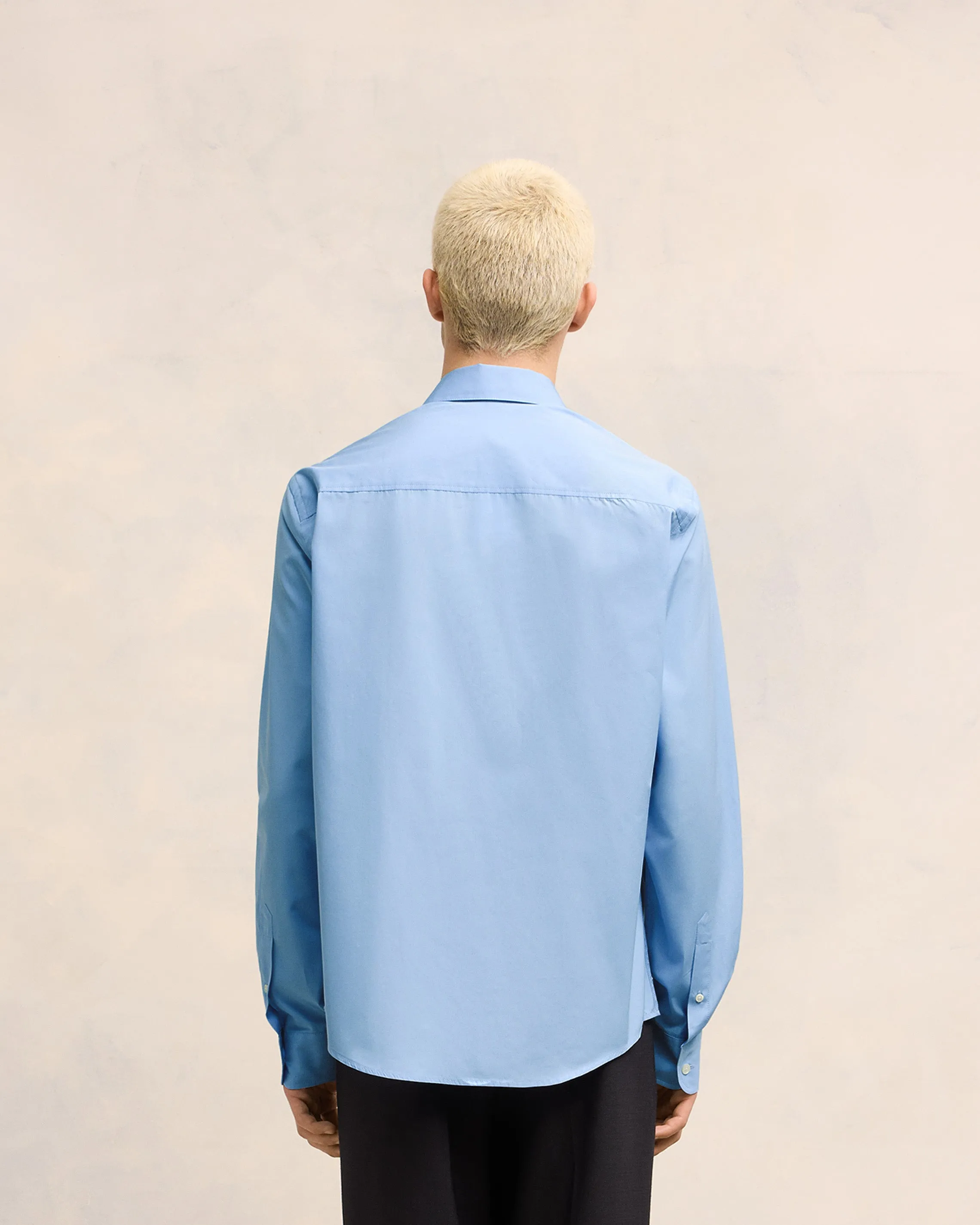 Chemise Classique Bleue Ami de Coeur En Coton sold by Ami product image thumbnail 5