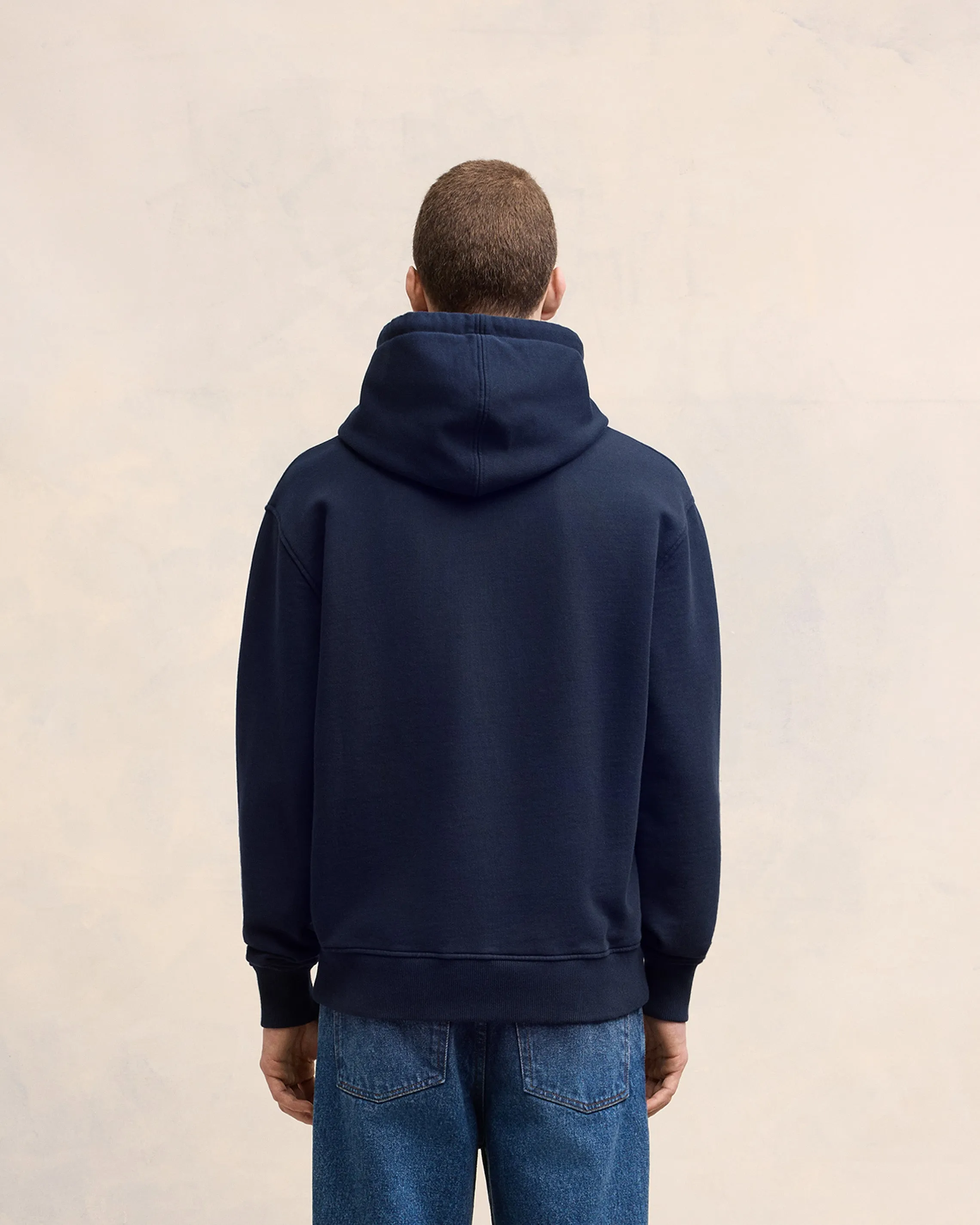 Hoodie bleu en coton Ami de Coeur sold by Ami product image thumbnail 5