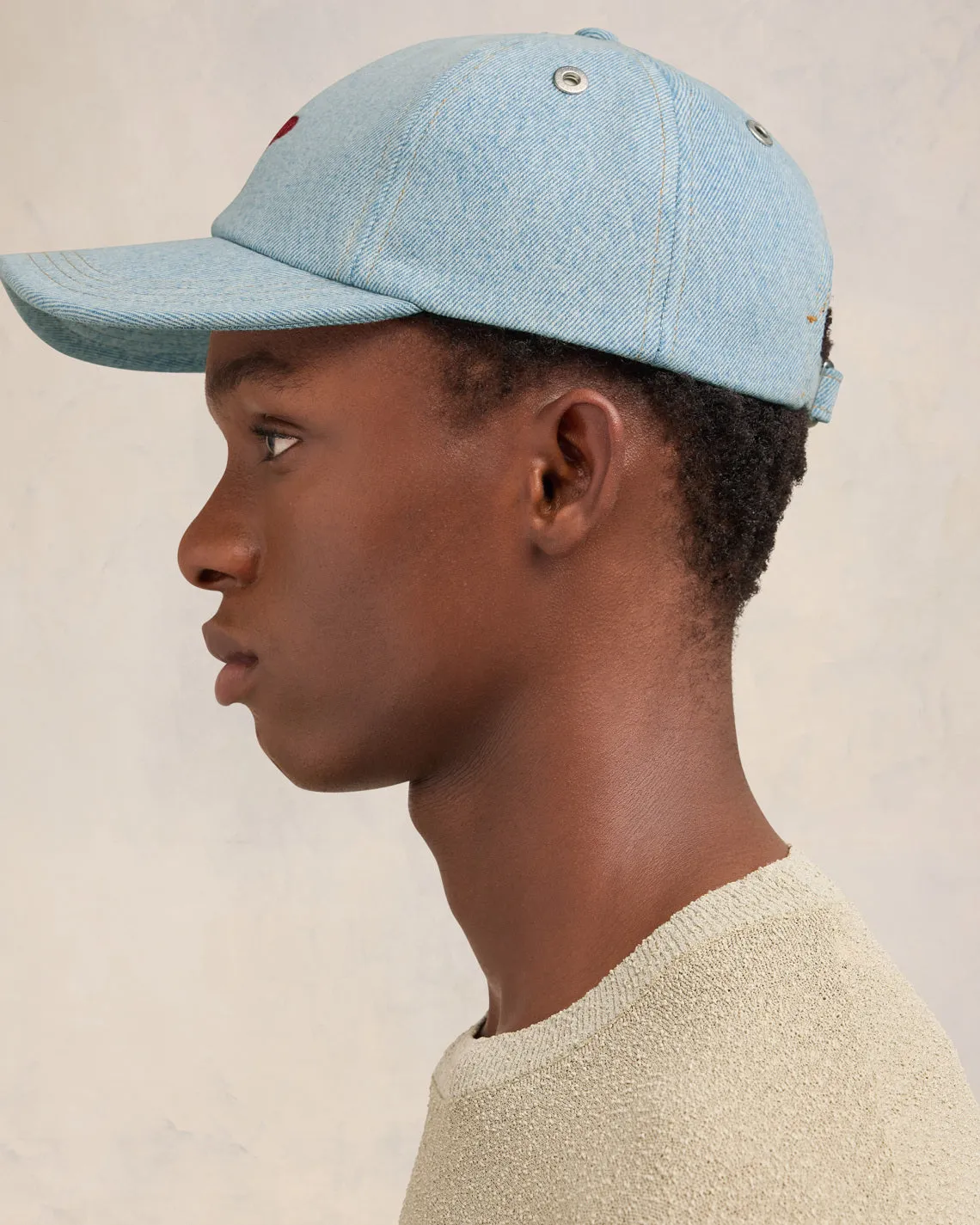 Casquette Broderie Ami de Coeur Rouge sold by Ami product image thumbnail 5