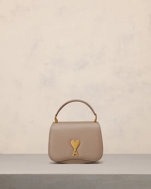 Sac Top Handle Paris Paris Beige En Cuir sold by Ami