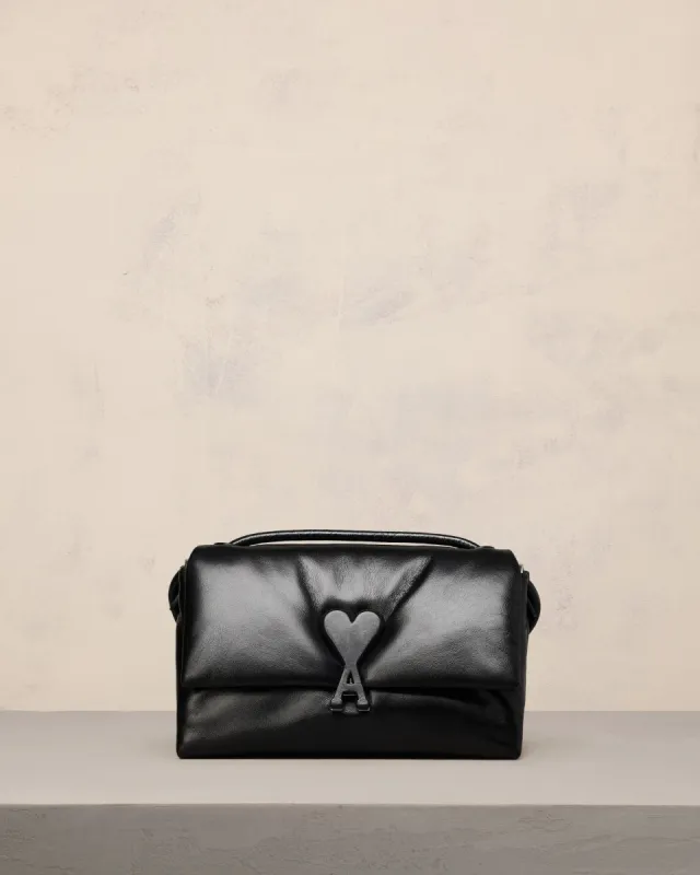 Sac Noir Voulez Vous En Cuir Lisse sold by Ami