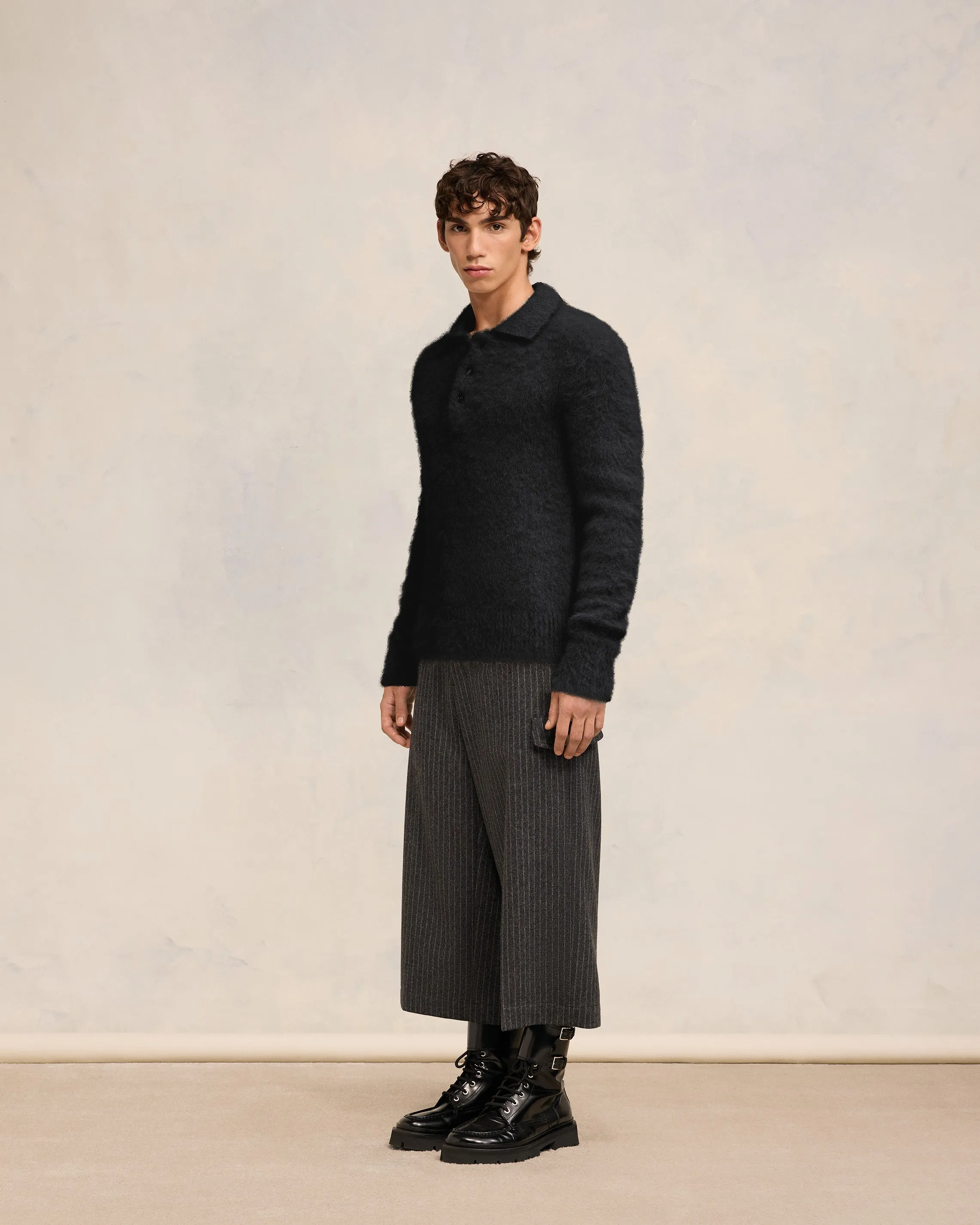 Polo En Alpaga Mohair Brossé sold by Ami product image thumbnail 5