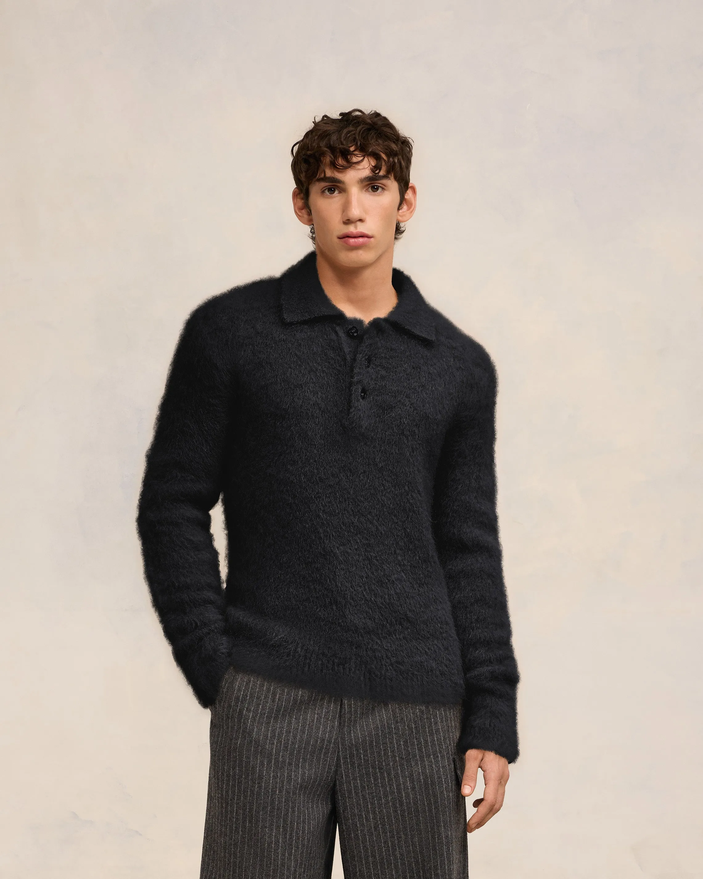 Polo En Alpaga Mohair Brossé sold by Ami product image thumbnail 3