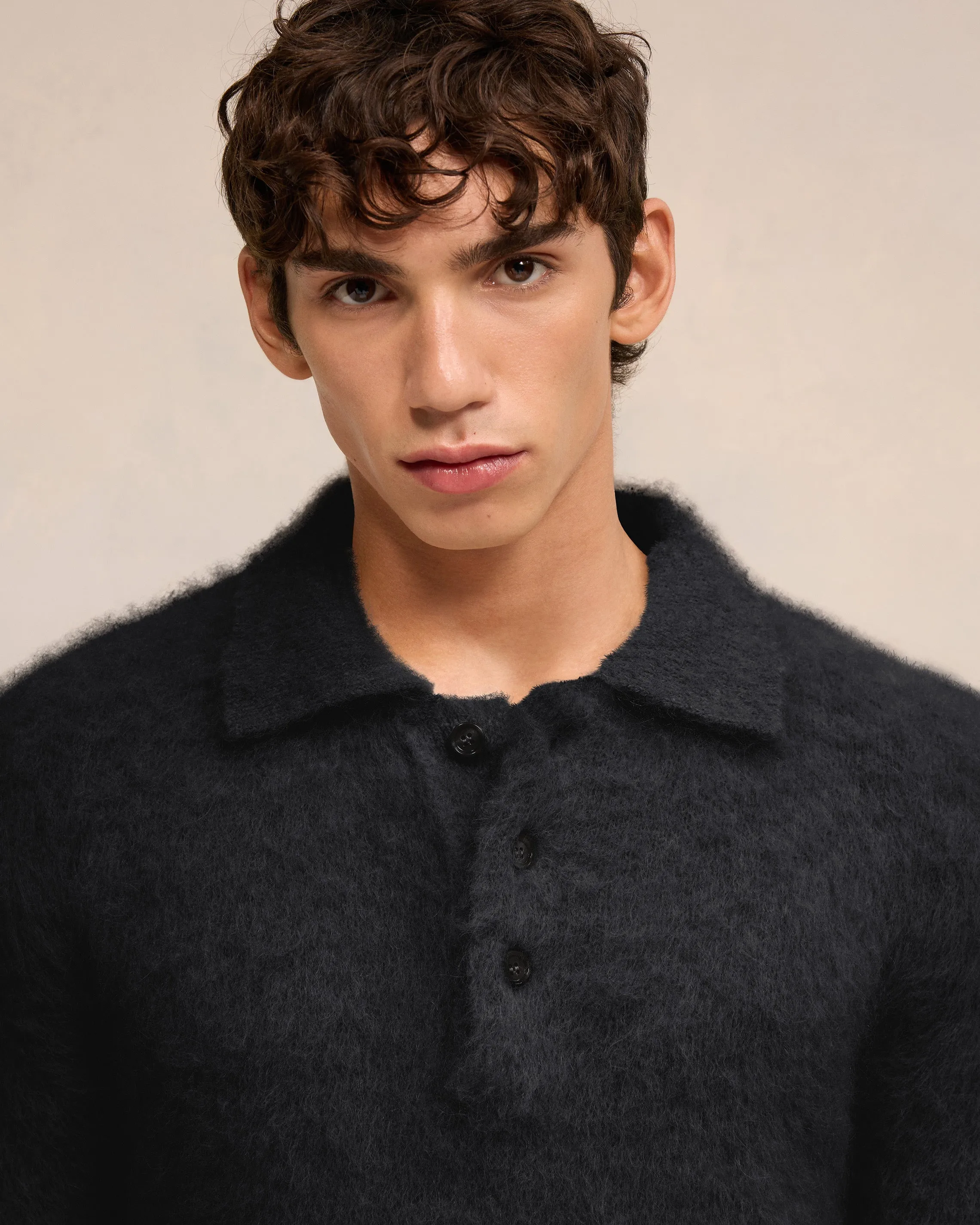 Polo En Alpaga Mohair Brossé sold by Ami product image thumbnail 4