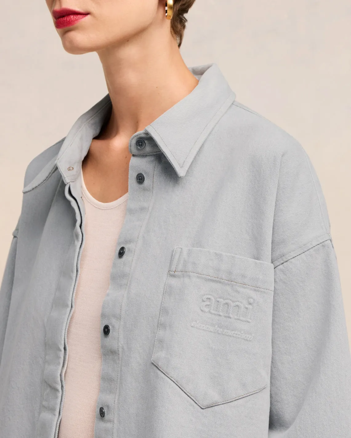 Chemise Denim Ami sold by Ami product image thumbnail 4