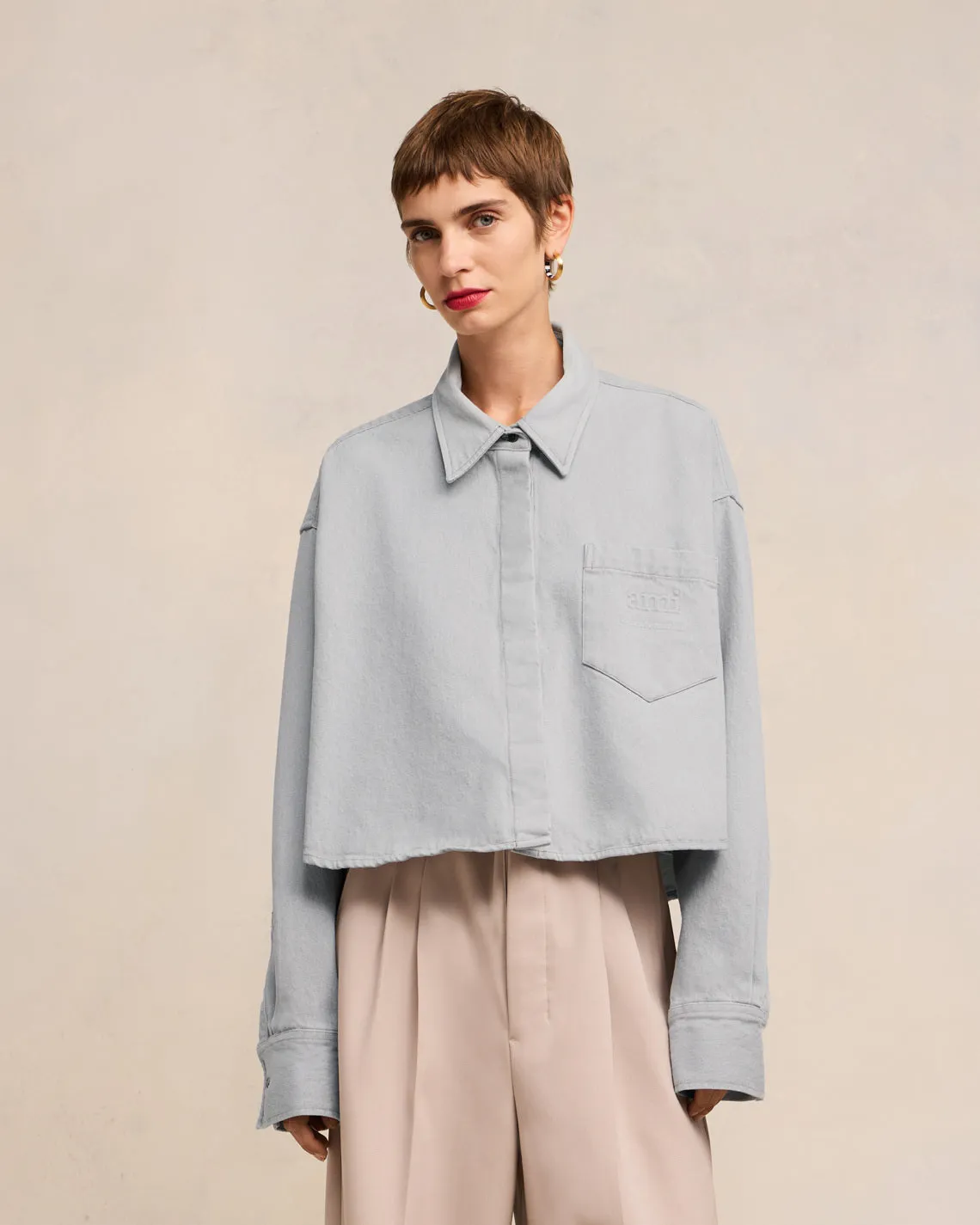 Chemise Denim Ami sold by Ami product image thumbnail 3