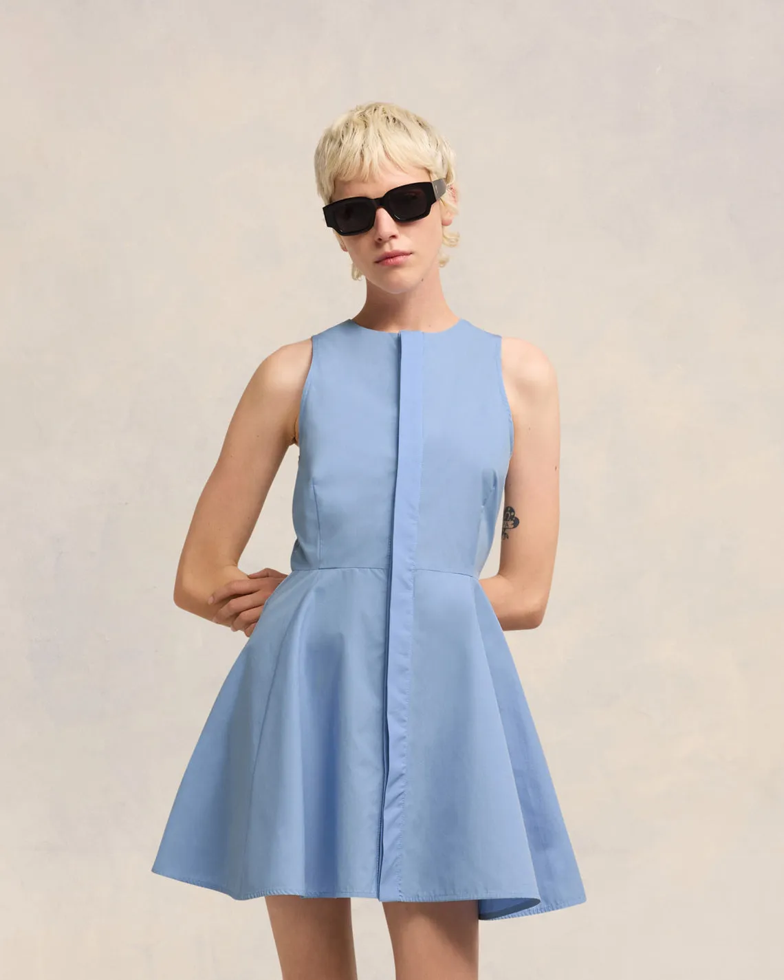 Robe Courte Avec Patte Cachée sold by Ami product image thumbnail 3