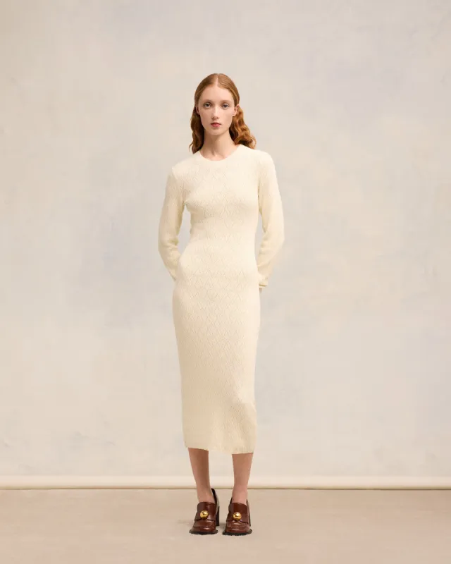 Robe Midi Ami de Coeur Pointelle sold by Ami