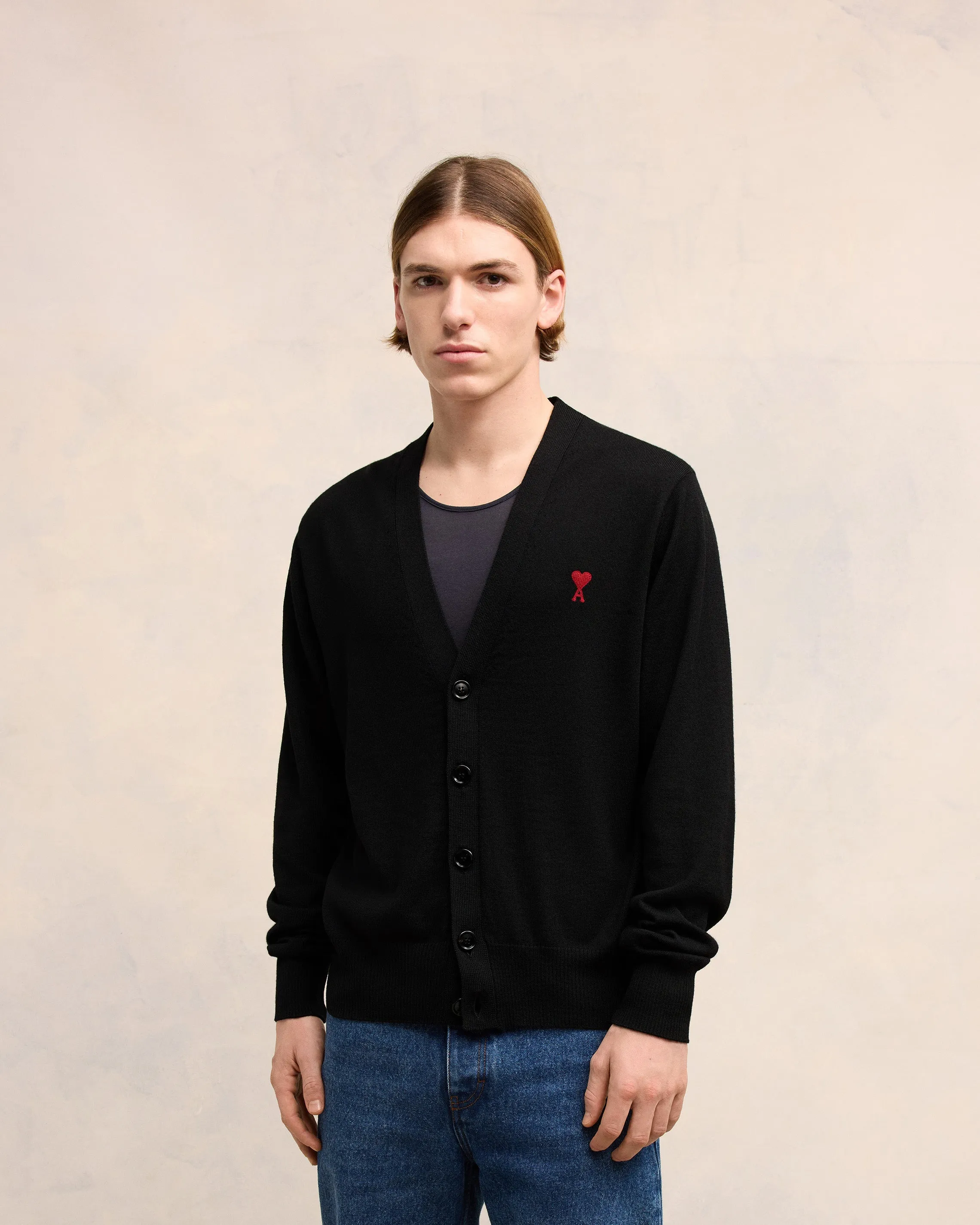 Cardigan Noir Ami de Coeur En Laine sold by Ami product image thumbnail 3