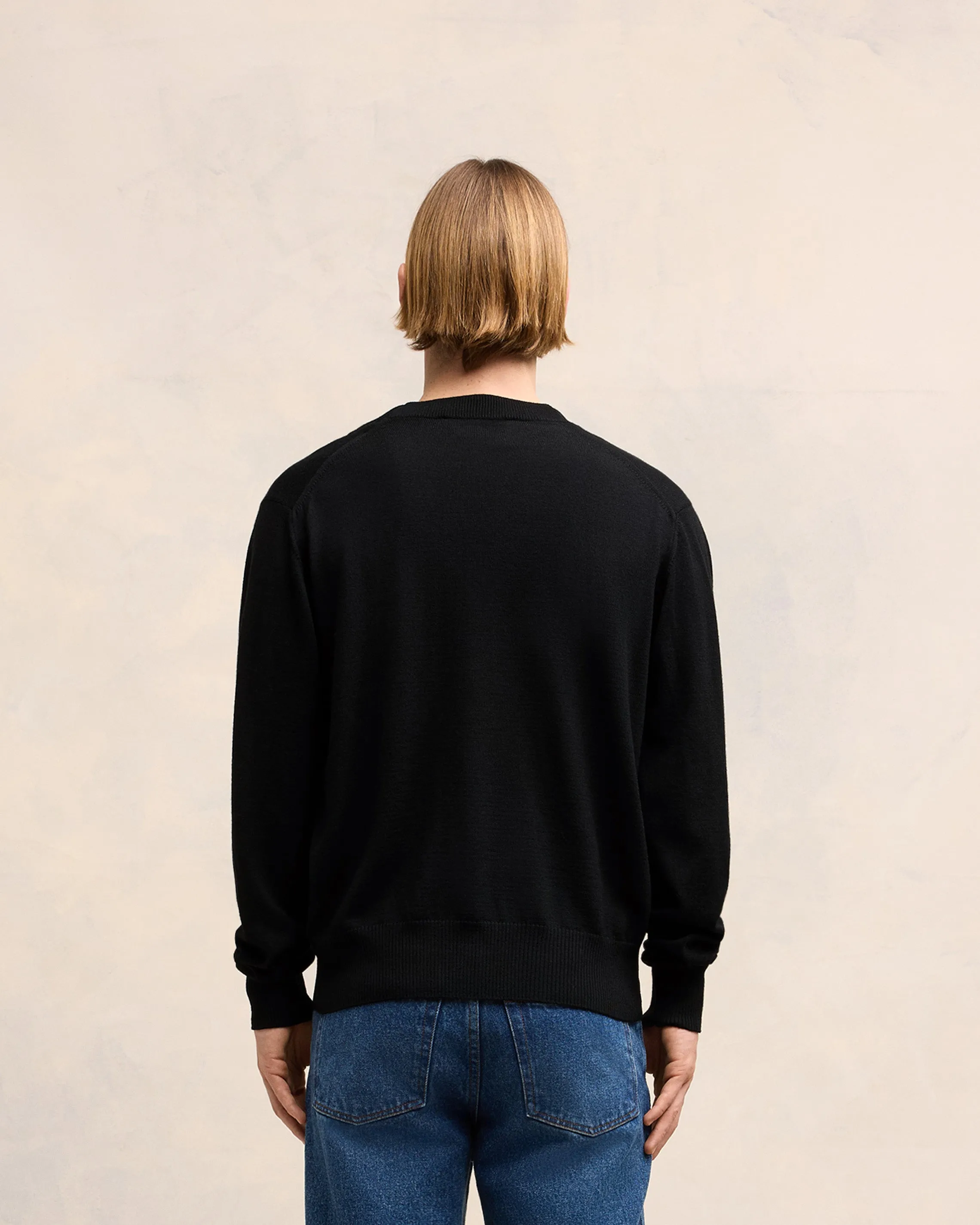 Cardigan Noir Ami de Coeur En Laine sold by Ami product image thumbnail 5