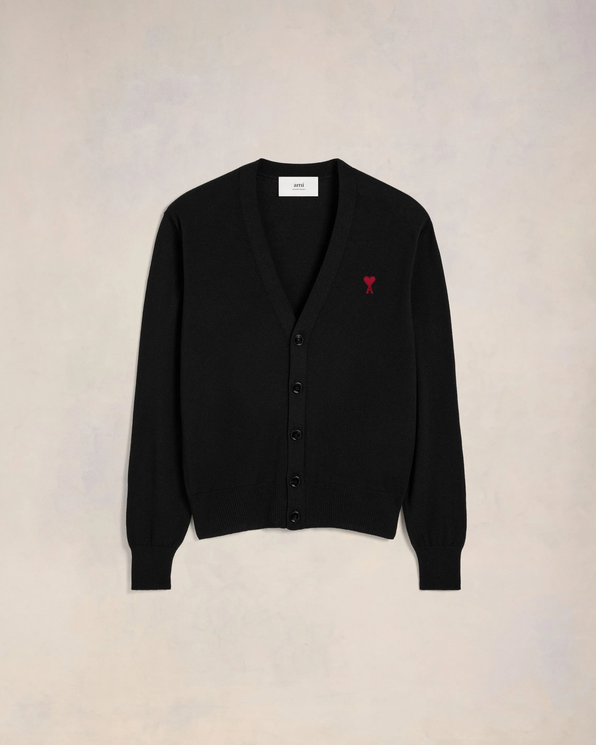 Cardigan Noir Ami de Coeur En Laine sold by Ami product image thumbnail 2