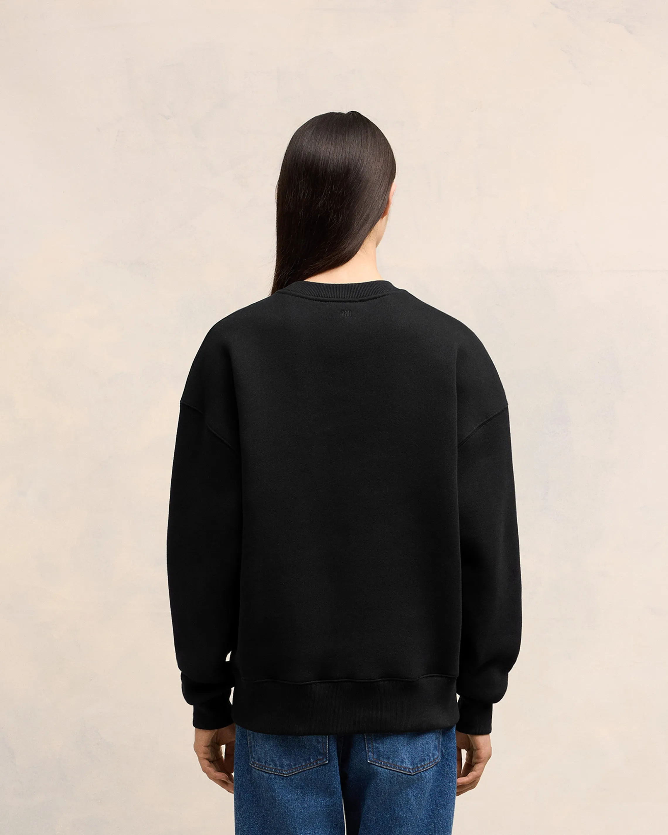 Sweatshirt Noir Ami de Coeur En Coton sold by Ami product image thumbnail 5