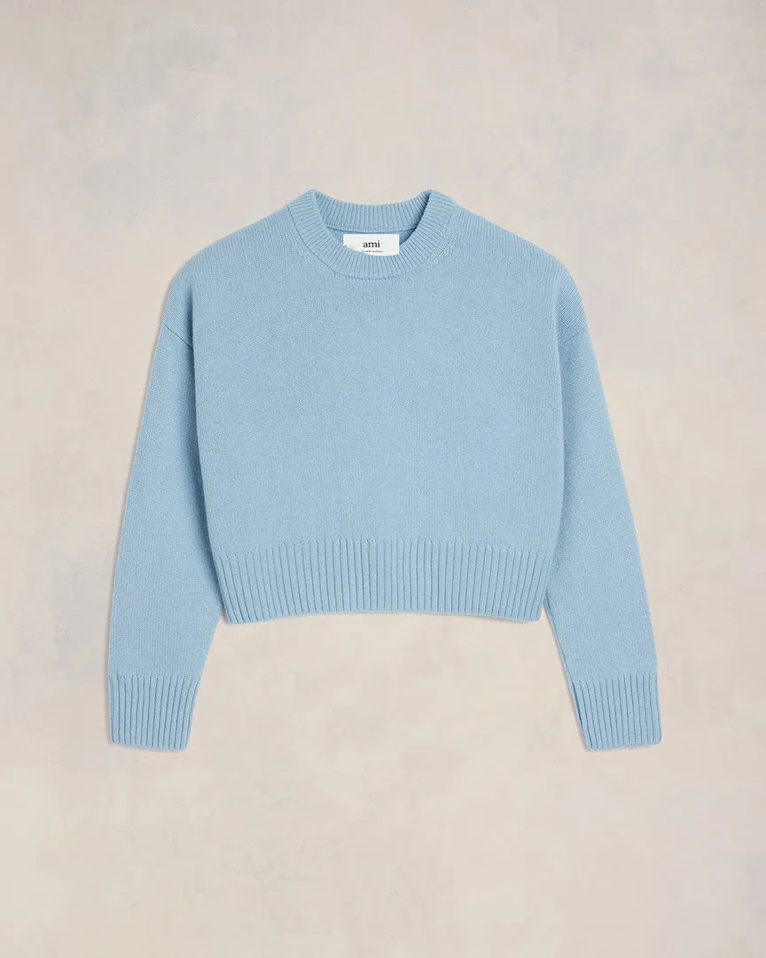 Pull Col Rond Crop sold by Ami