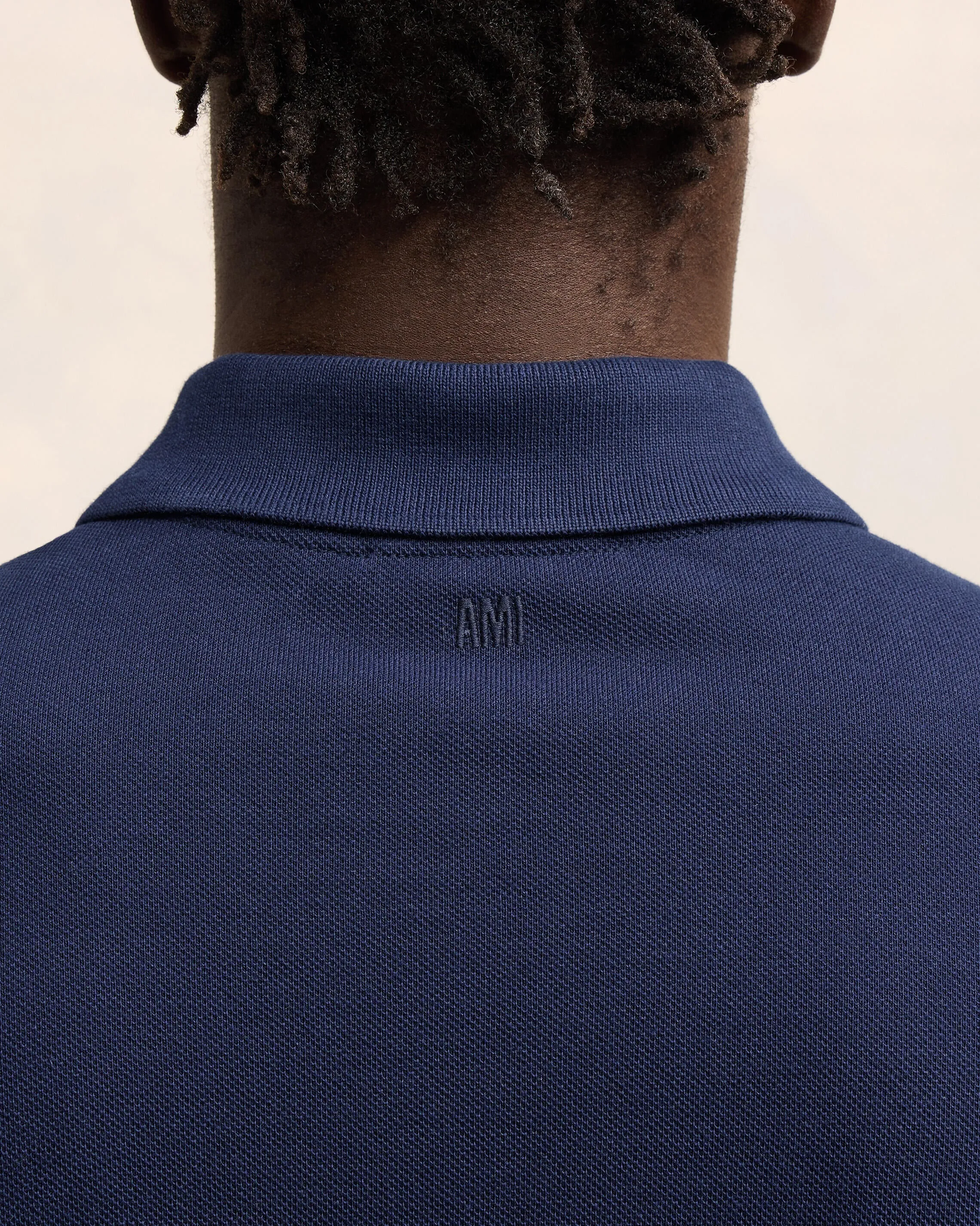 Polo Ami De Coeur Rouge Bleu en Coton sold by Ami product image thumbnail 4