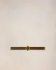 Ceinture Marron Ami Boucle Ronde 30 Mm En Cuir sold by Ami