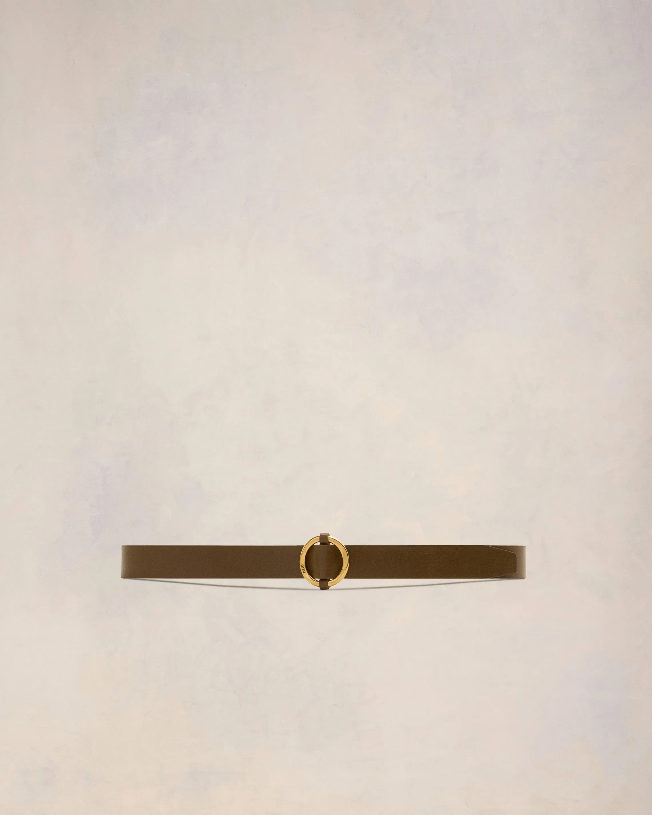 Ceinture Marron Ami Boucle Ronde 30 Mm En Cuir sold by Ami product image thumbnail 3