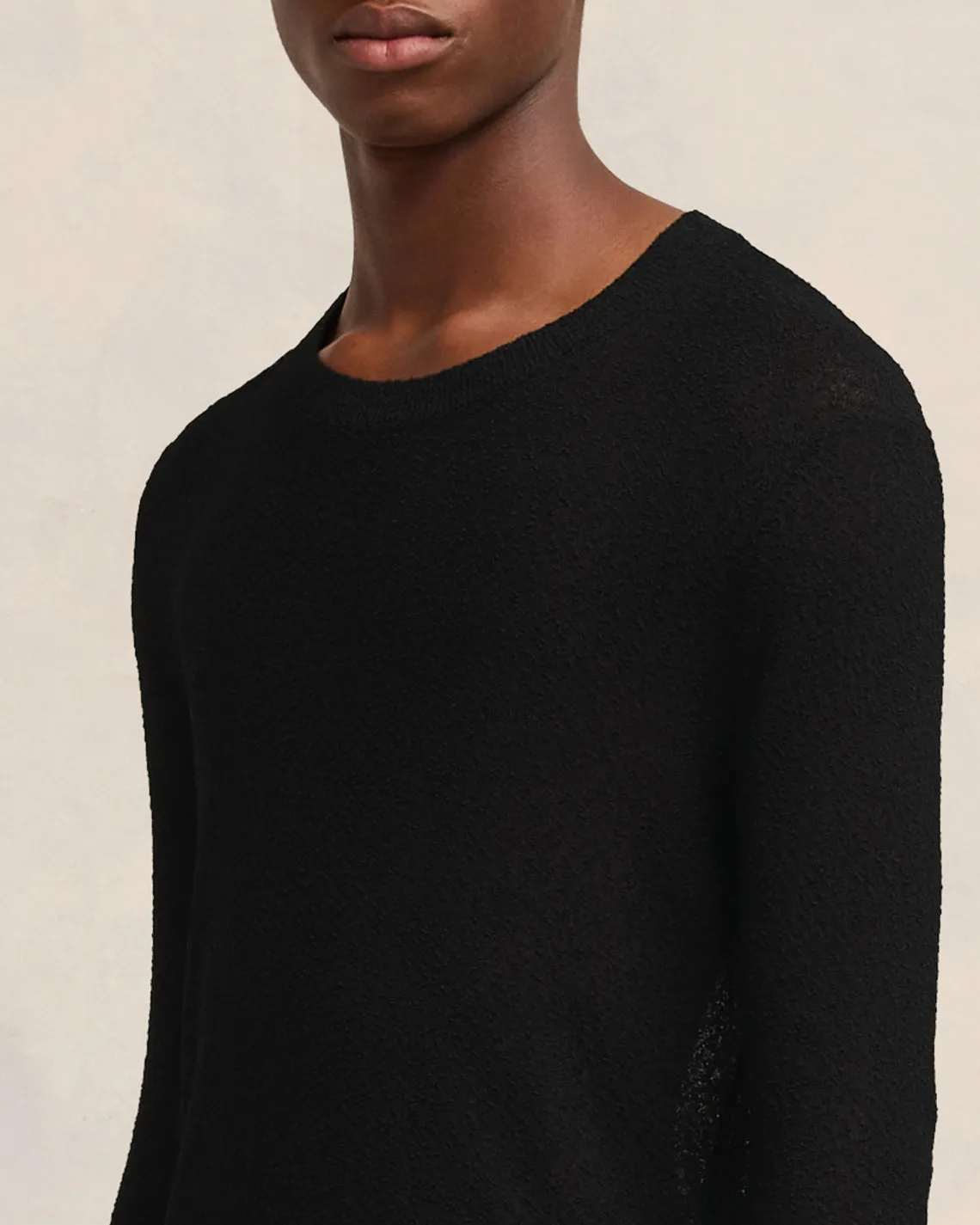 Pull Col Rond Bouclé sold by Ami product image thumbnail 4