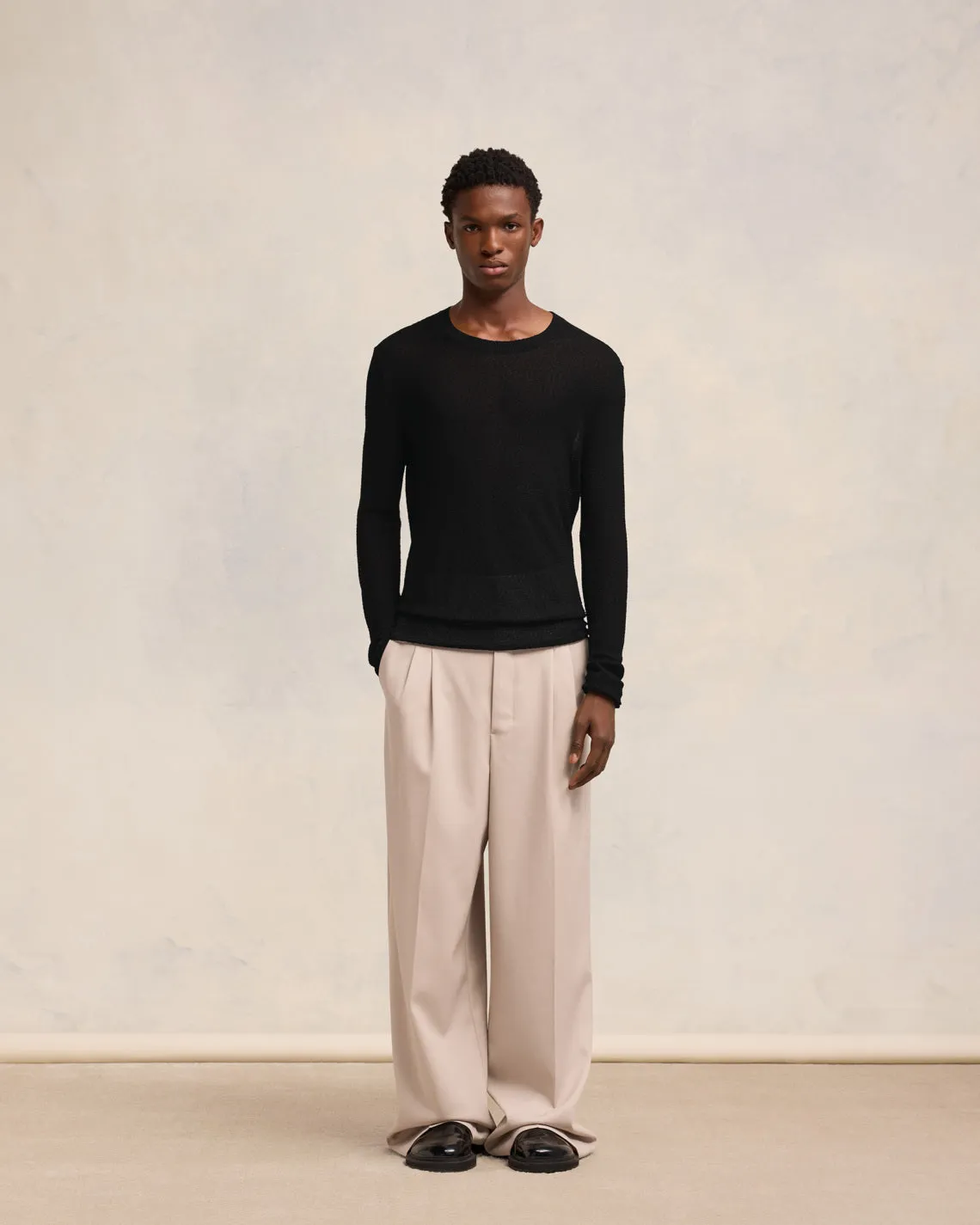 Pull Col Rond Bouclé sold by Ami