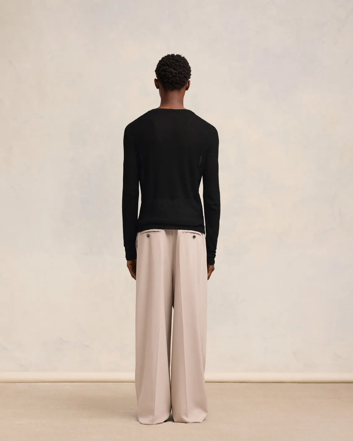 Pull Col Rond Bouclé sold by Ami product image thumbnail 5