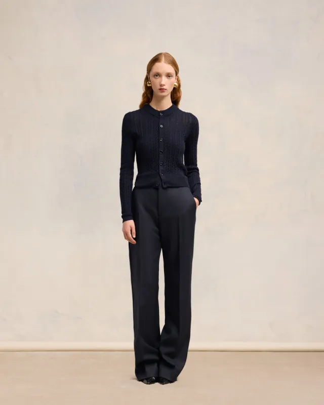 Cardigan A Torsades made by Ami