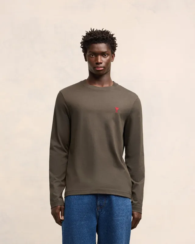 T-shirt Manches Longues Ami de Coeur Rouge sold by Ami