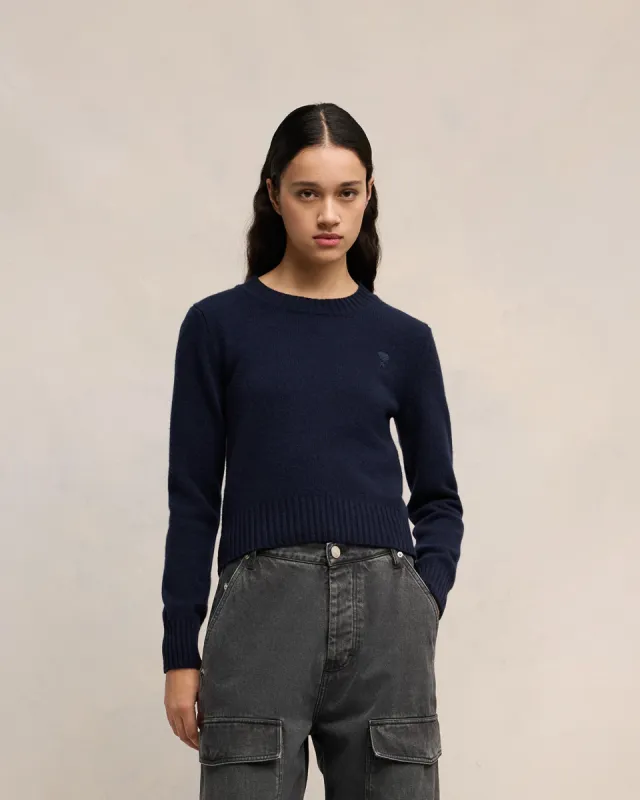 Pull Col Rond Ami de Coeur Cachemire made by Ami