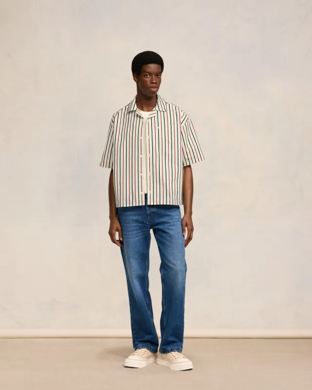 Chemise Coupe Boxy Manches Courtes made by Ami