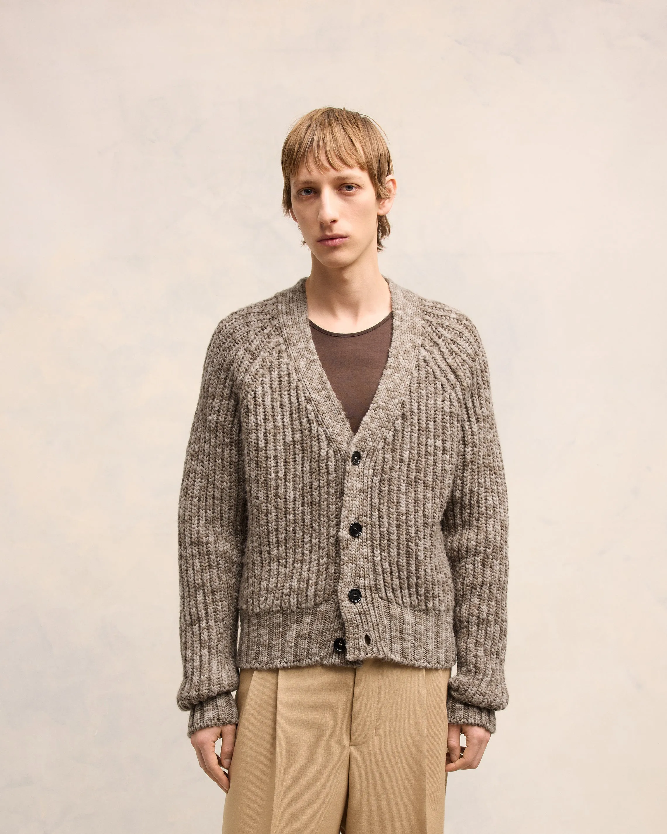 Cardigan A Côtes sold by Ami product image thumbnail 3