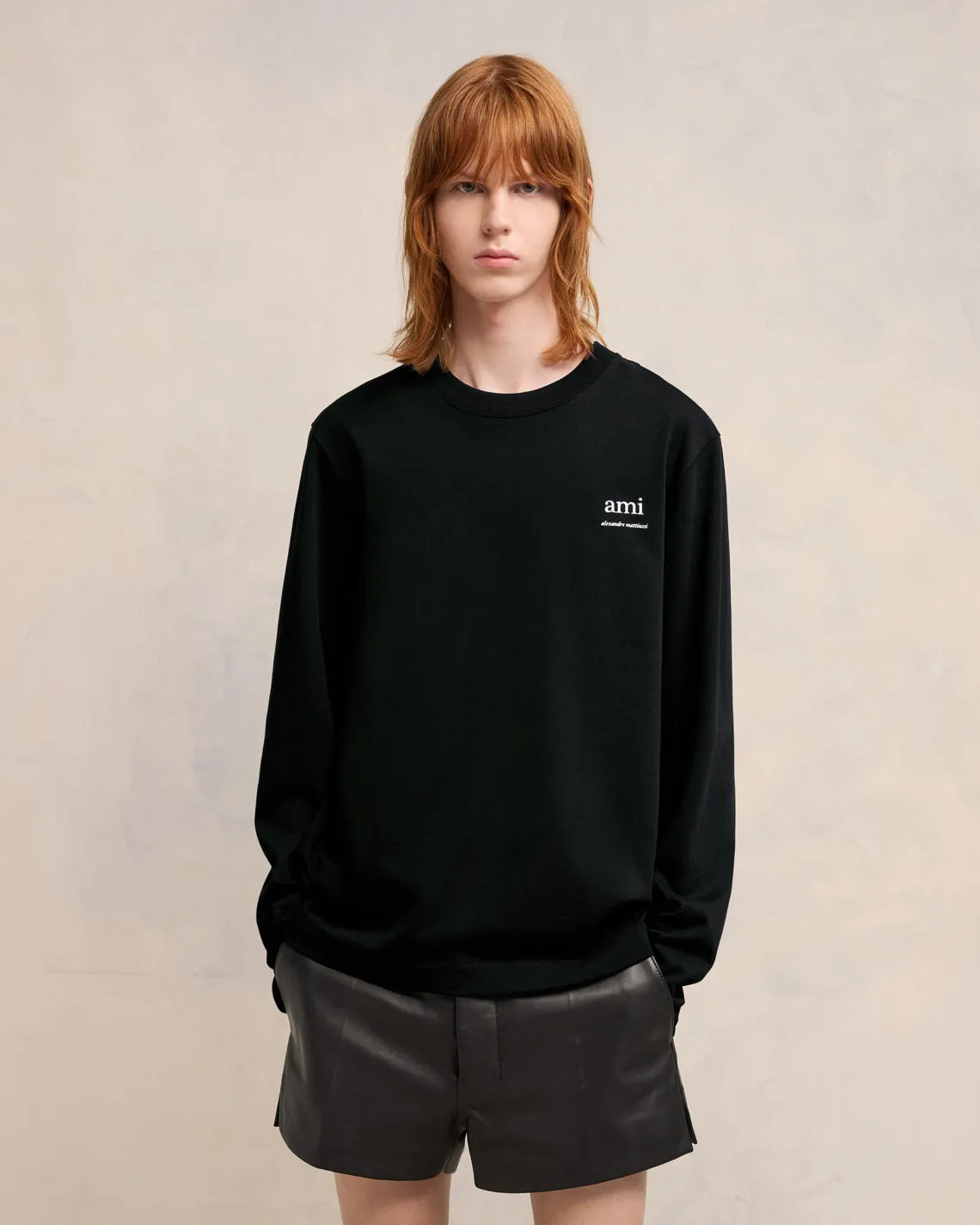 T-shirt Manches Longues Ami Alexandre Mattiussi sold by Ami product image thumbnail 3