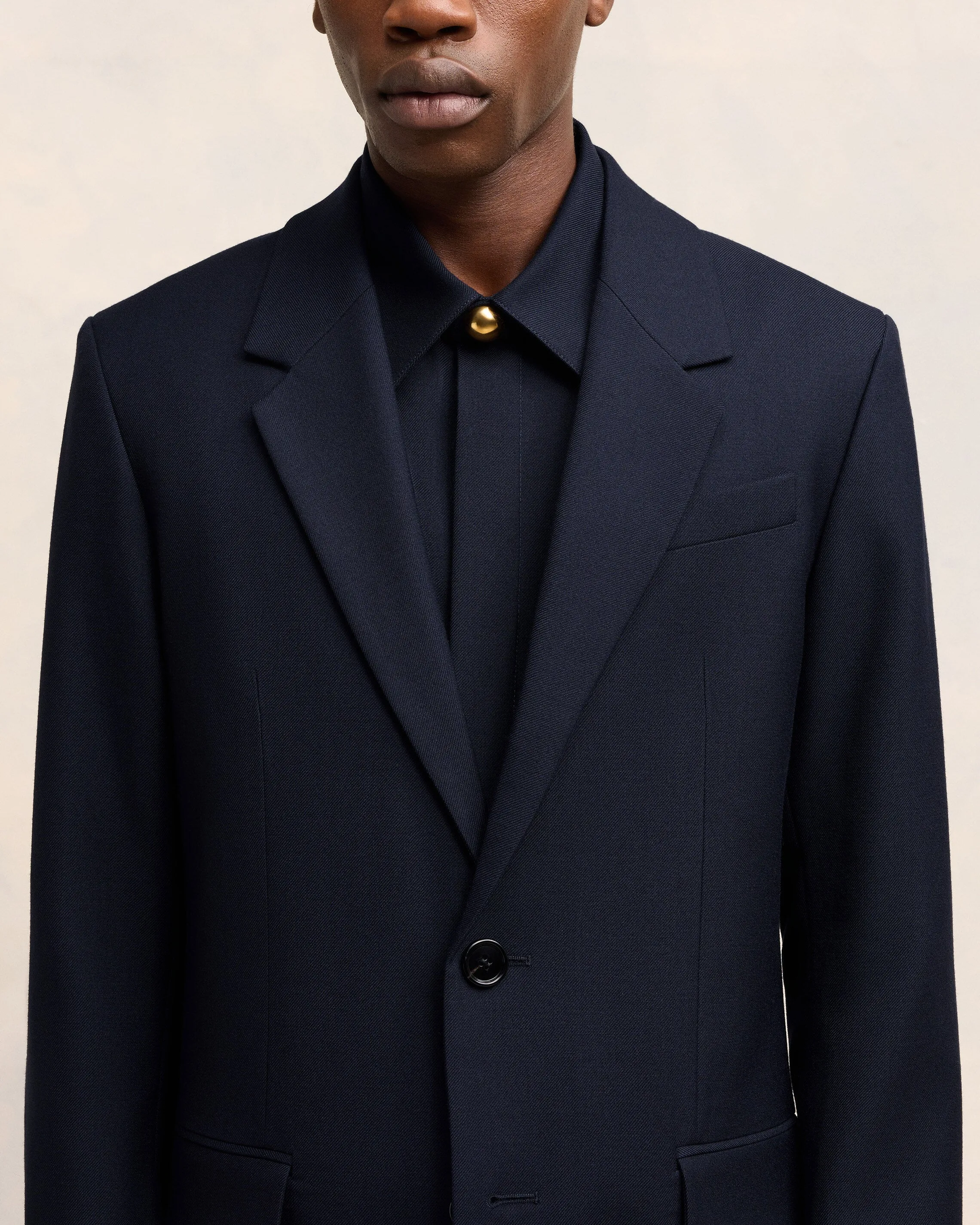 Veste Bleue Deux Boutons En Laine sold by Ami product image thumbnail 4