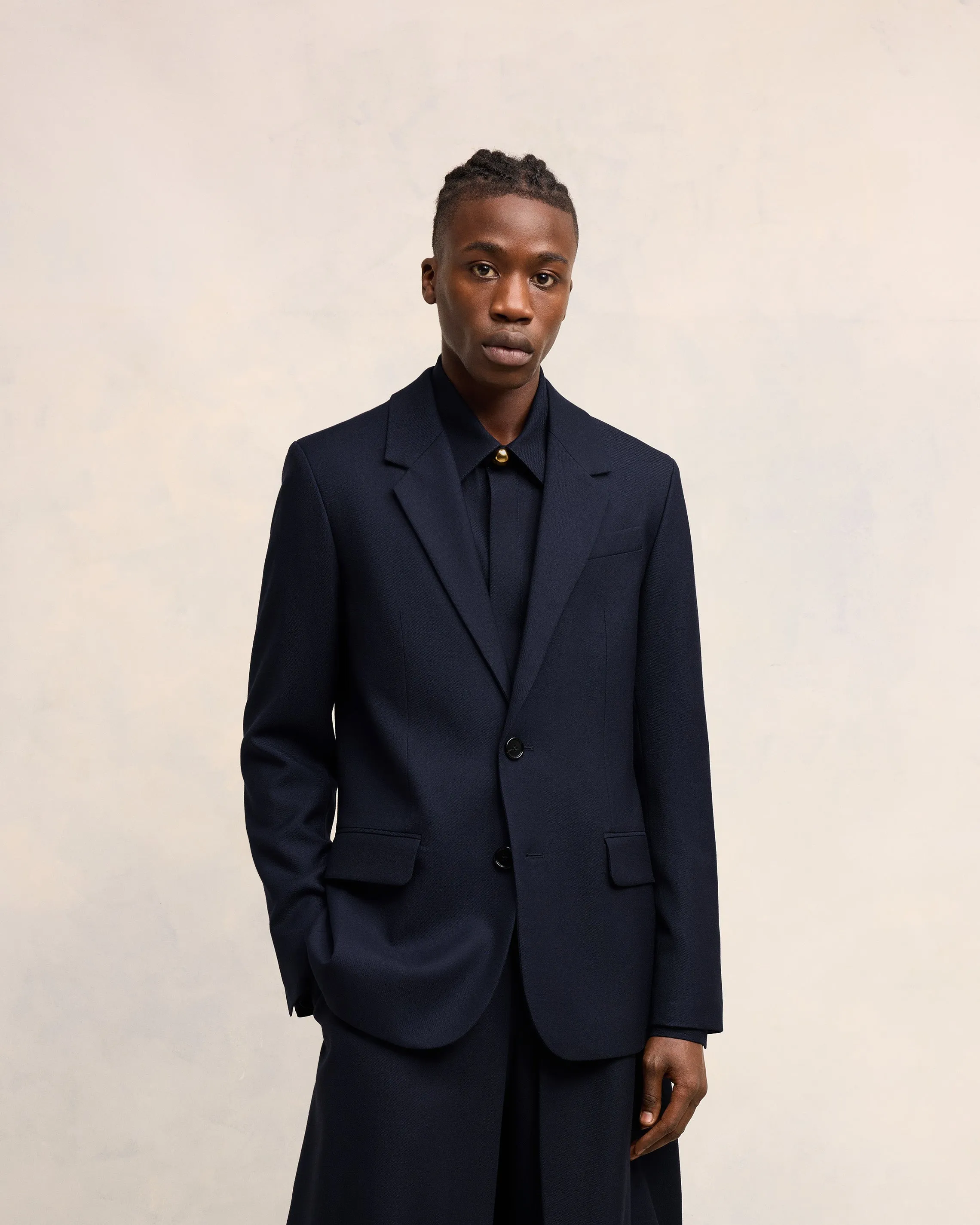 Veste Bleue Deux Boutons En Laine sold by Ami product image thumbnail 3