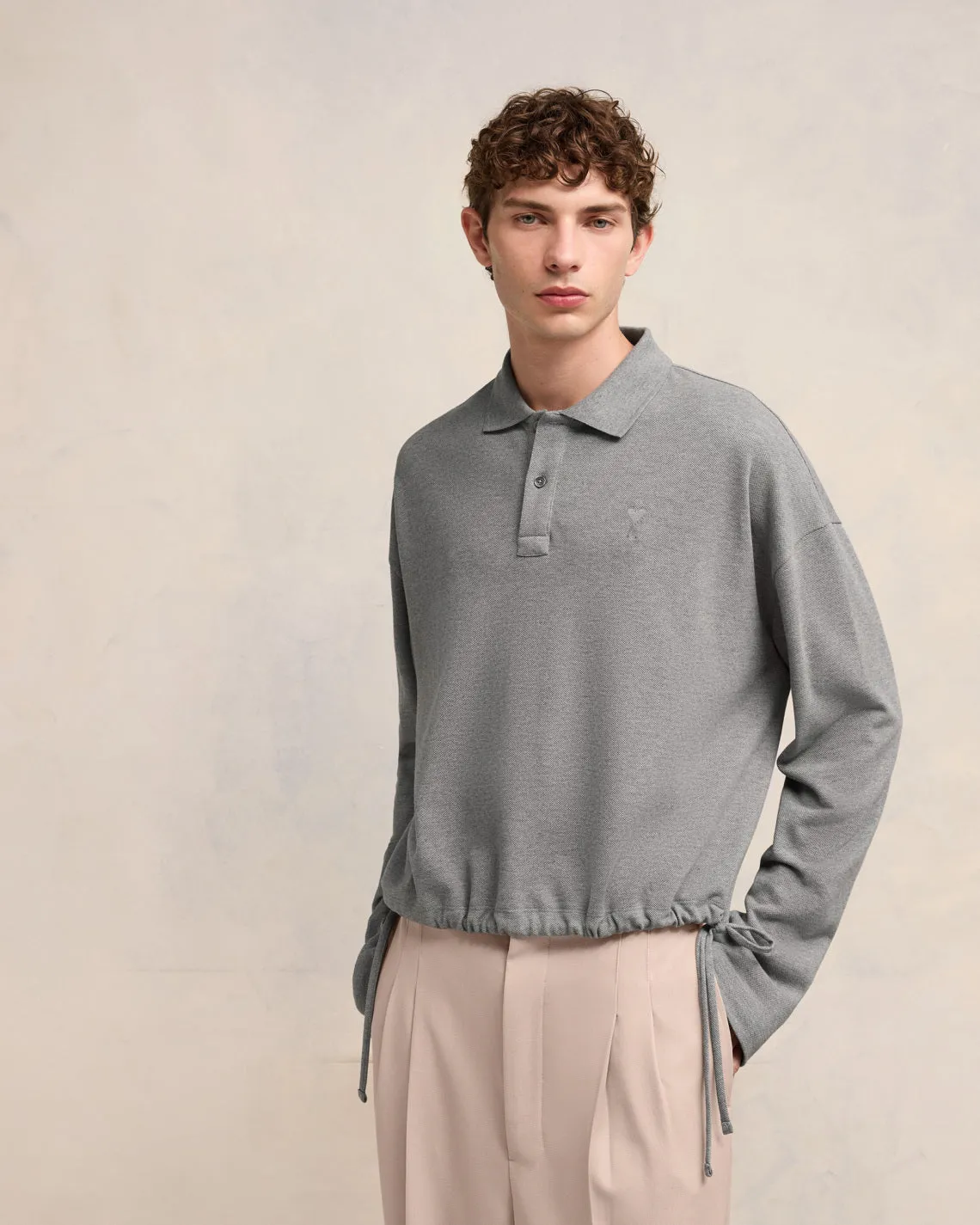 Polo Ami de Coeur Cropped sold by Ami product image thumbnail 3