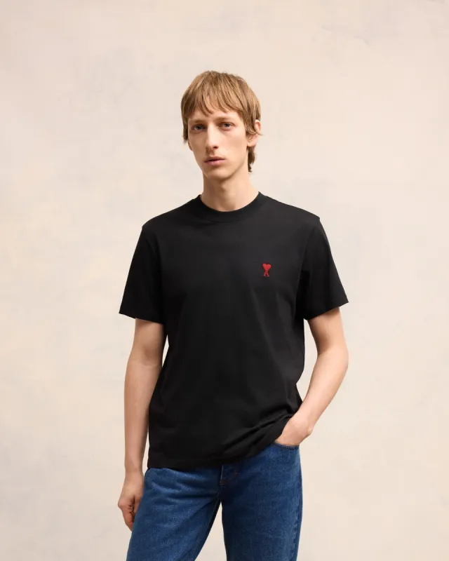 T-shirt Noir Ami De Coeur En Coton Biologique sold by Ami
