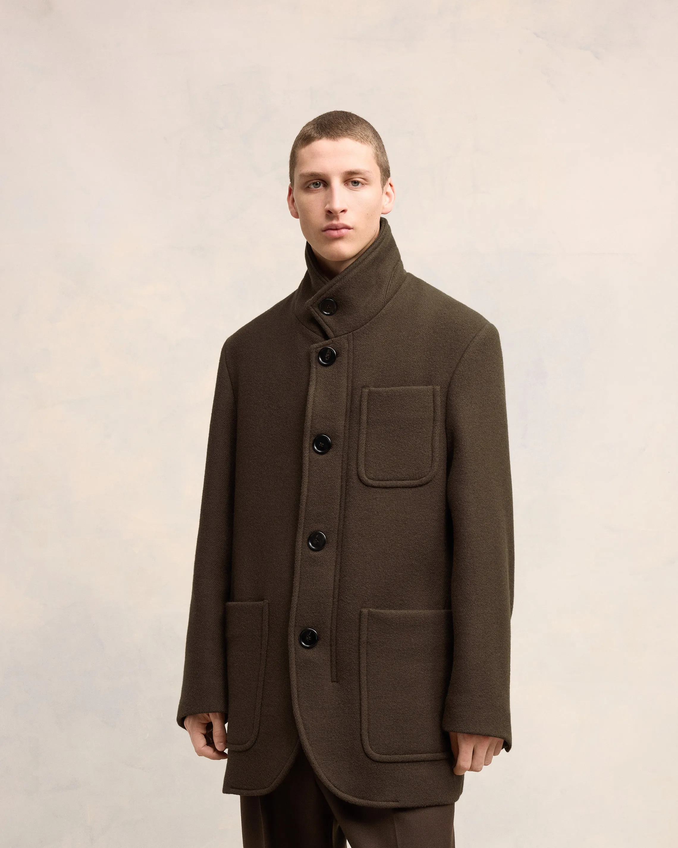 Manteau Court Col Montant sold by Ami product image thumbnail 3