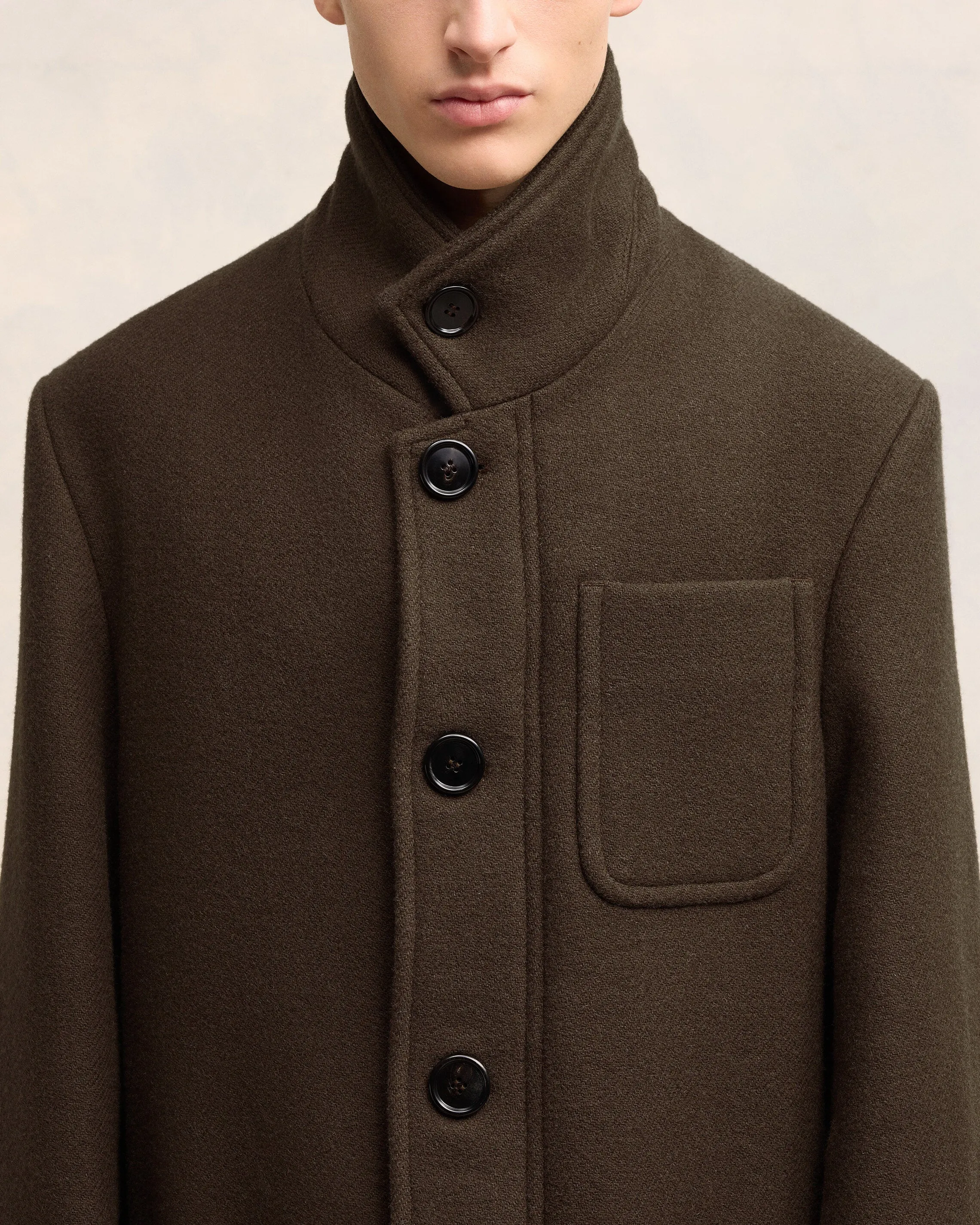 Manteau Court Col Montant sold by Ami product image thumbnail 4