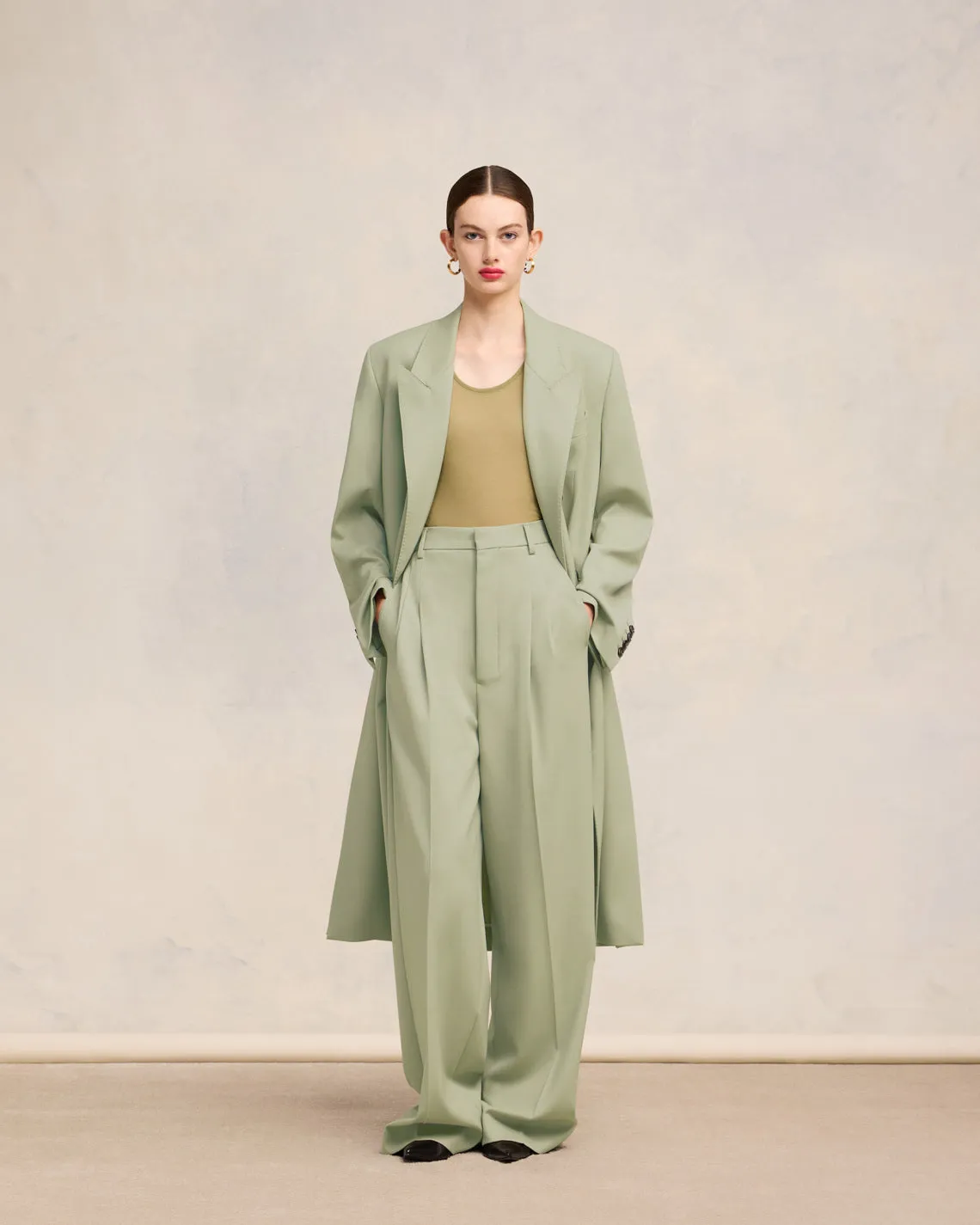 Pantalon Large Taille Haute sold by Ami