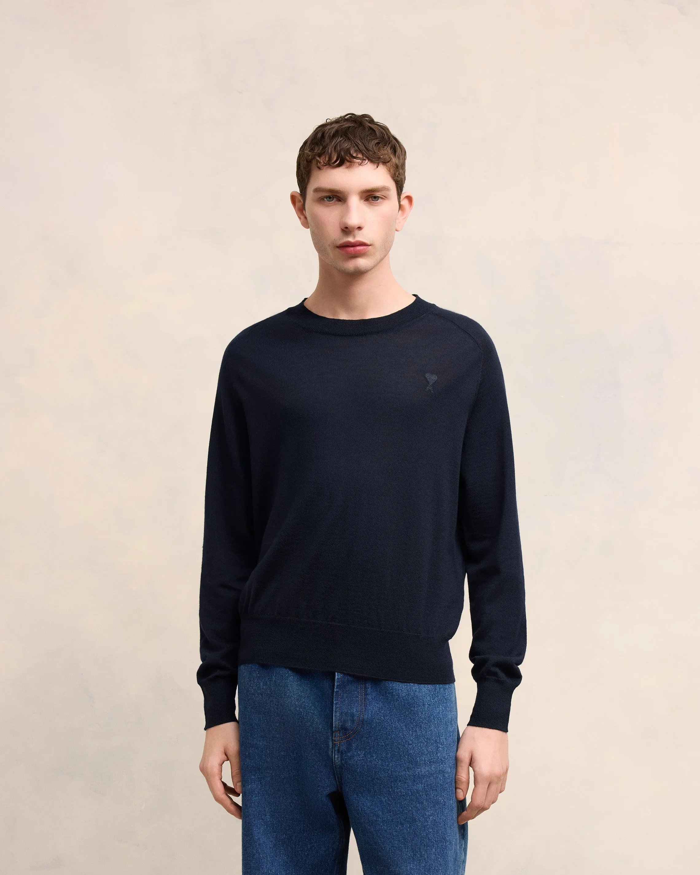 Pull Col Rond Ami de Coeur Ton Sur Ton sold by Ami product image thumbnail 3