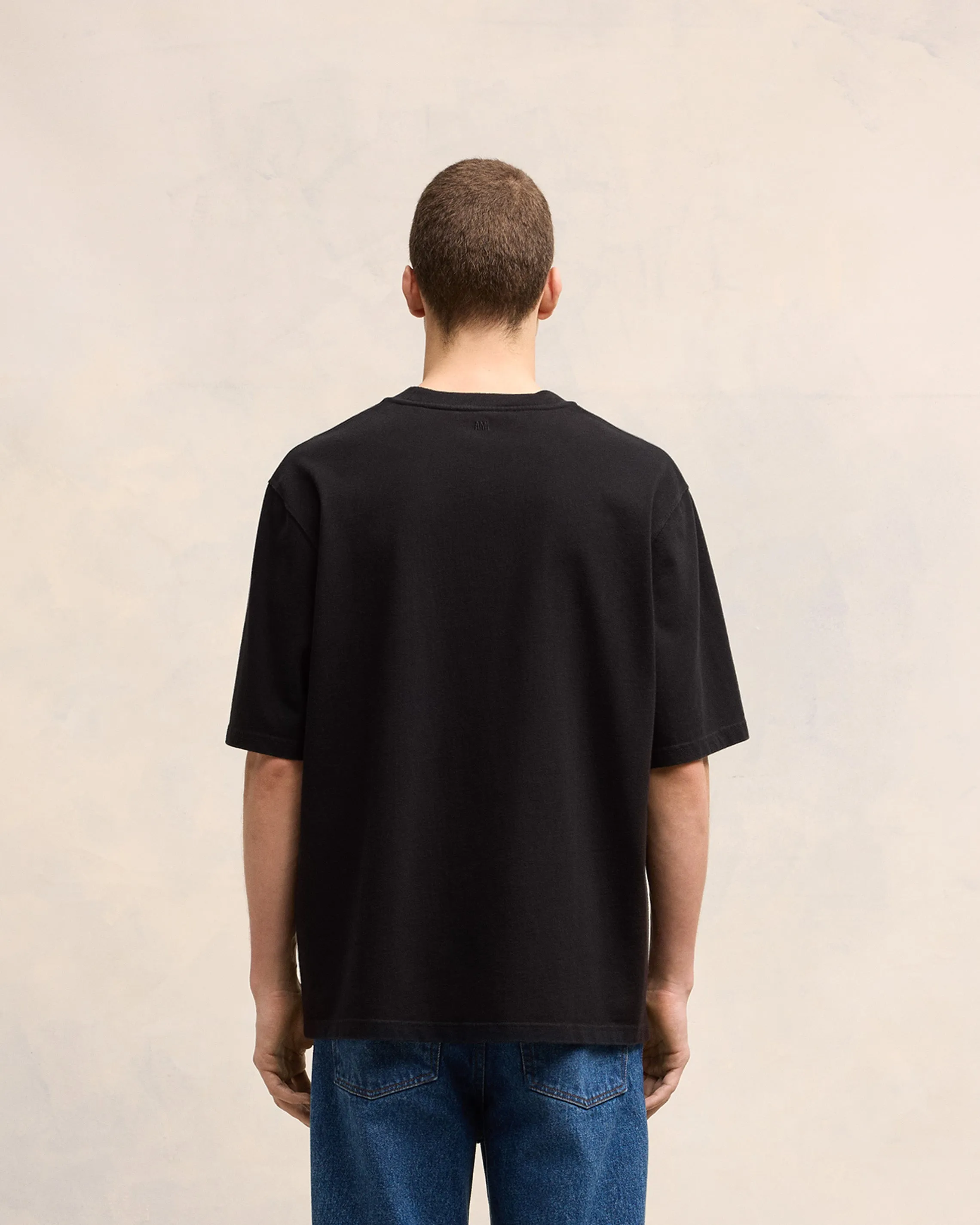 T-shirt Noir Ami de Coeur En Coton sold by Ami product image thumbnail 5