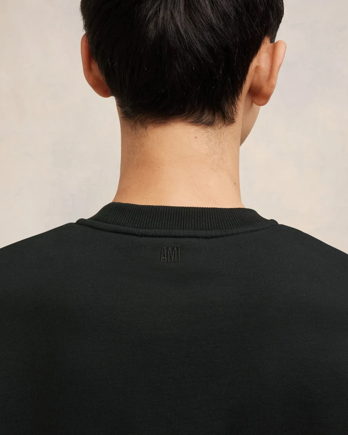 Sweatshirt Noir Ami de Coeur En Coton sold by Ami product image thumbnail 4