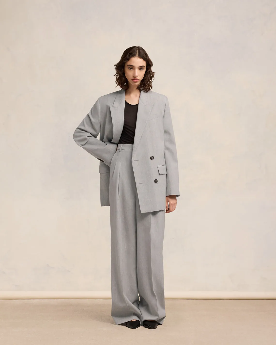 Pantalon Large Taille Haute sold by Ami