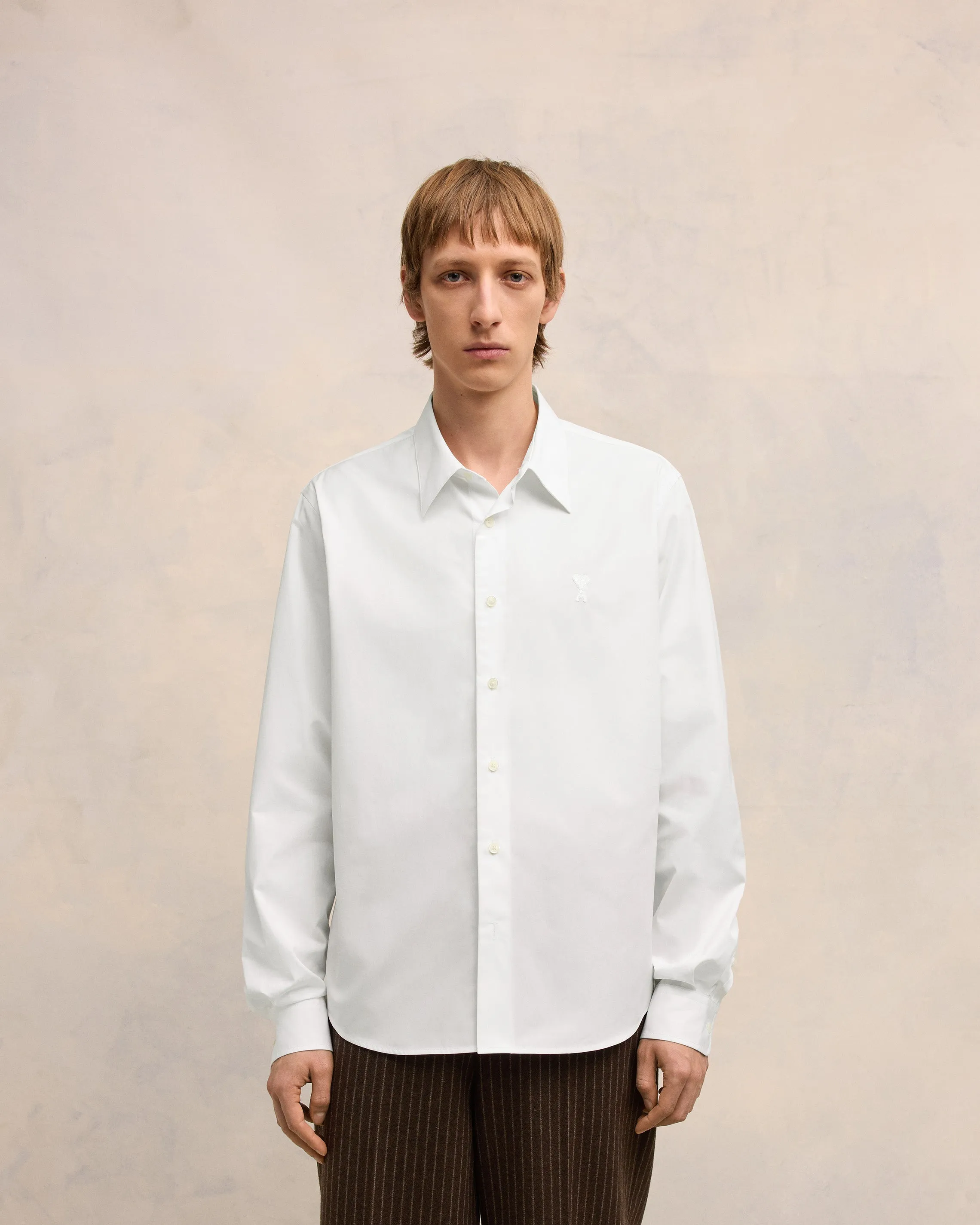 Chemise Classique Blanche Ami de Coeur En Coton sold by Ami product image thumbnail 3