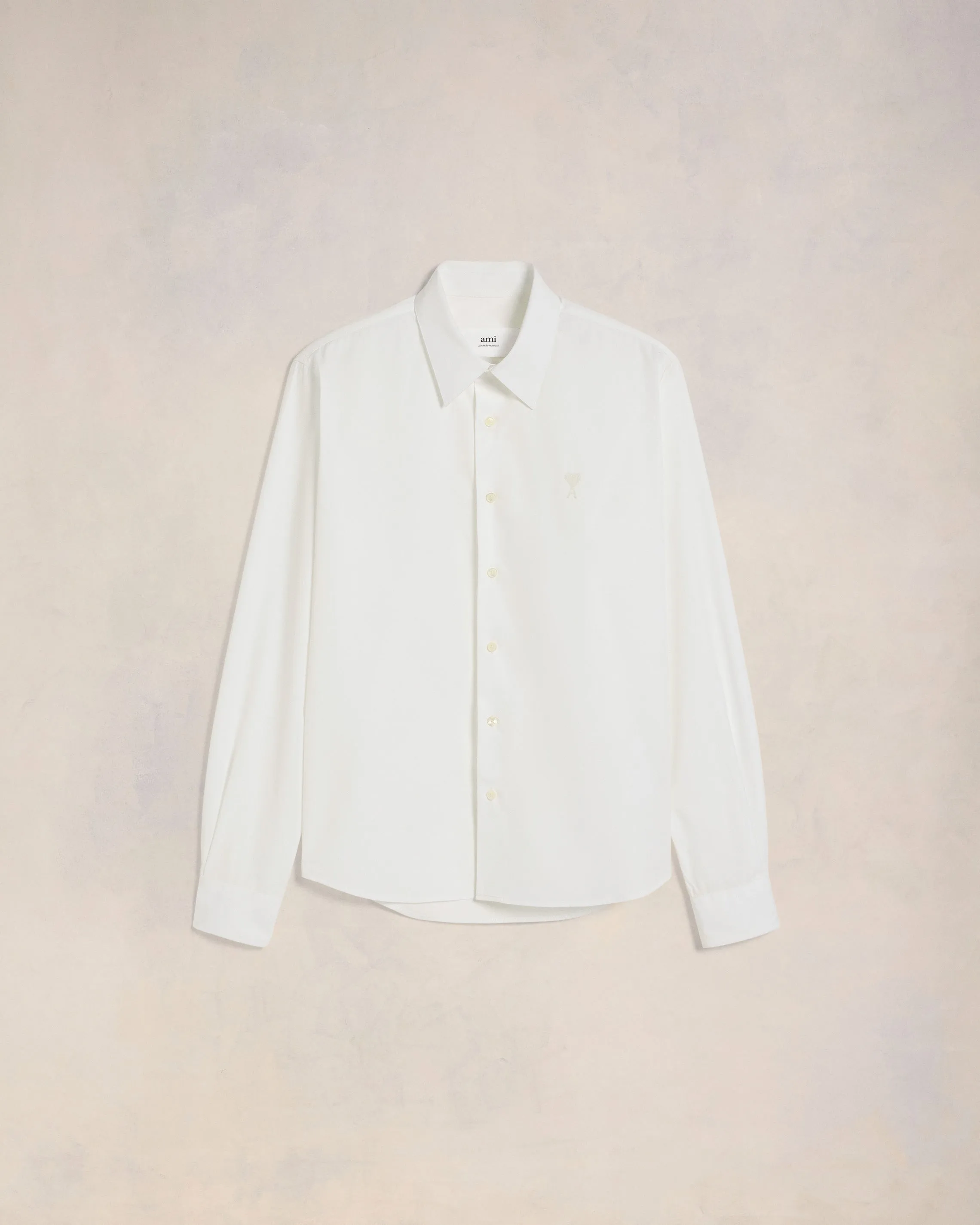 Chemise Classique Blanche Ami de Coeur En Coton sold by Ami product image thumbnail 2