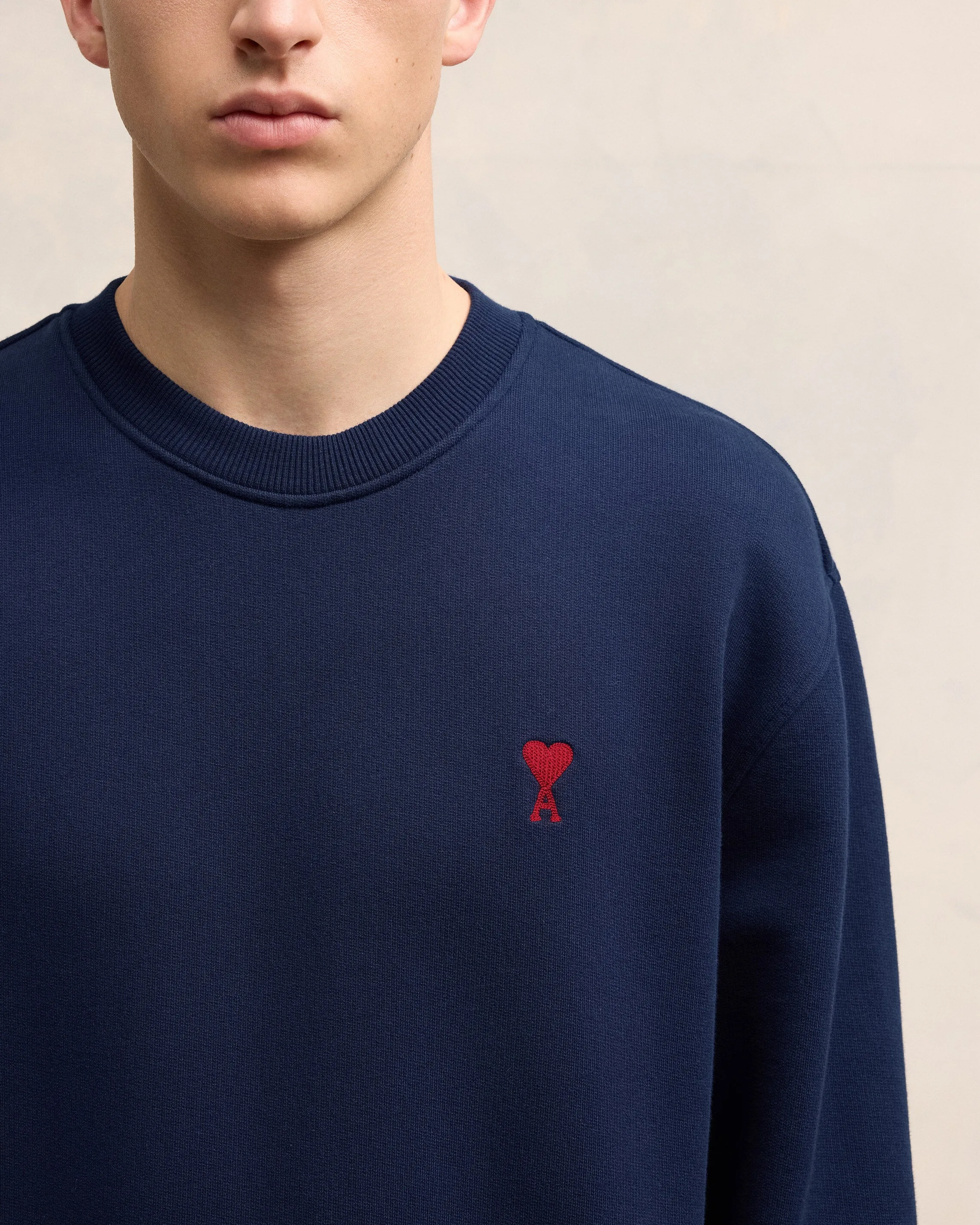 Sweatshirt Ami De Coeur Rouge Bleu en Coton sold by Ami product image thumbnail 4