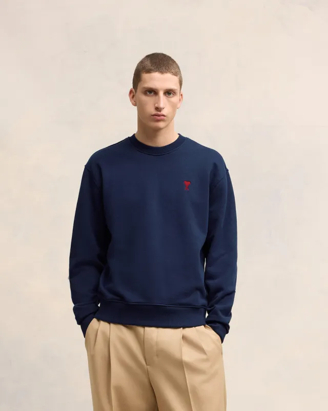 Sweatshirt Bleu Ami De Coeur En Coton Biologique sold by Ami