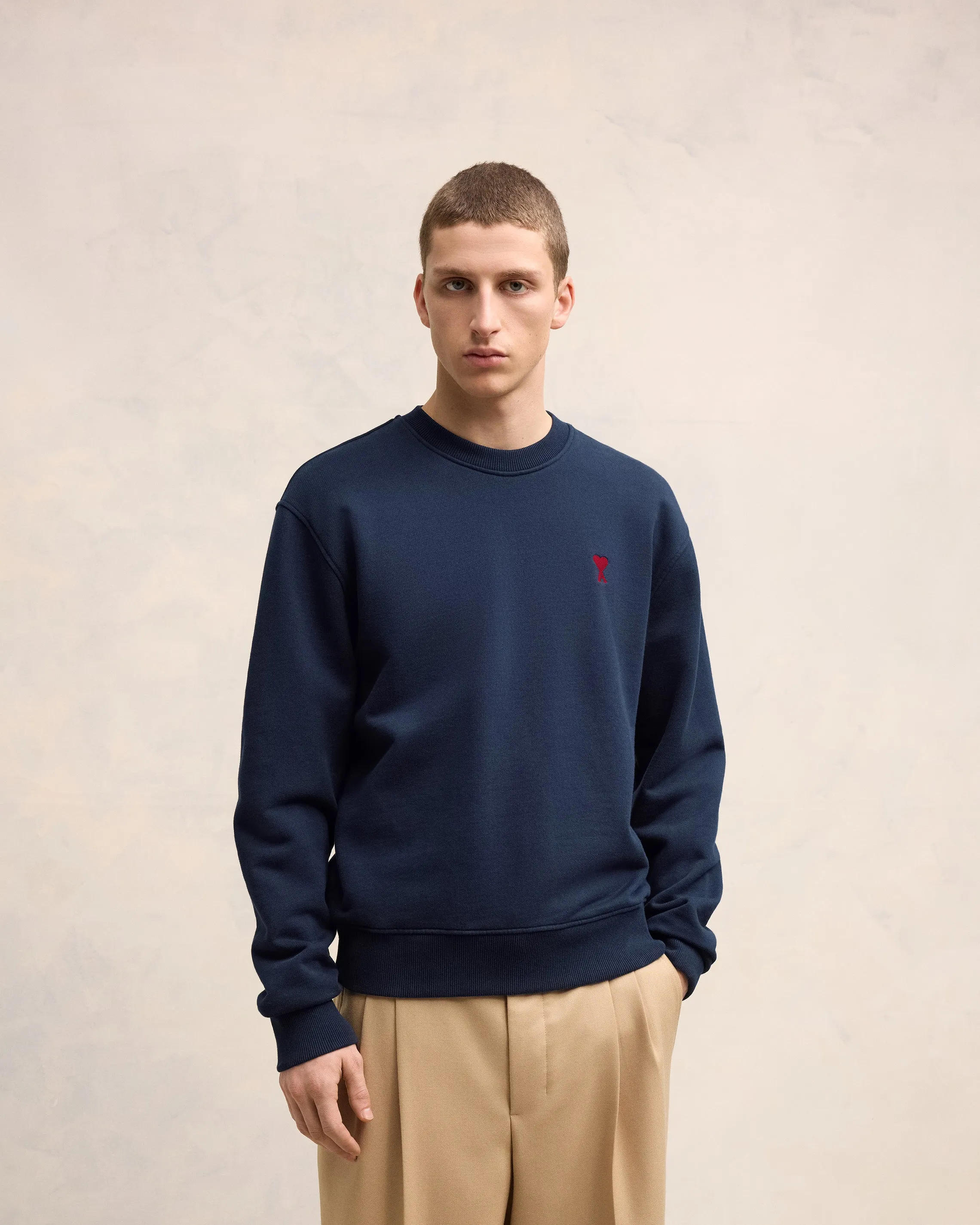 Sweatshirt Ami De Coeur Rouge Bleu en Coton sold by Ami product image thumbnail 3