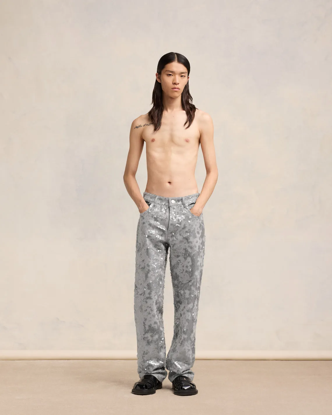 Jean Straight Fit Brodé sold by Ami