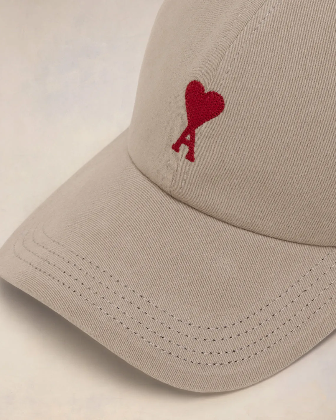 Casquette Broderie Ami de Coeur Rouge sold by Ami product image thumbnail 3