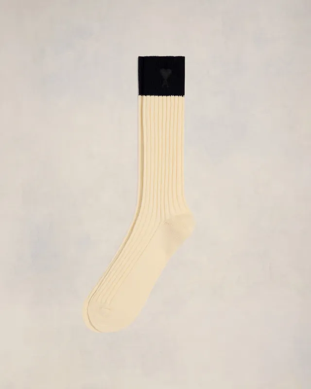 Chaussettes Ami de Coeur Bicolore made by Ami