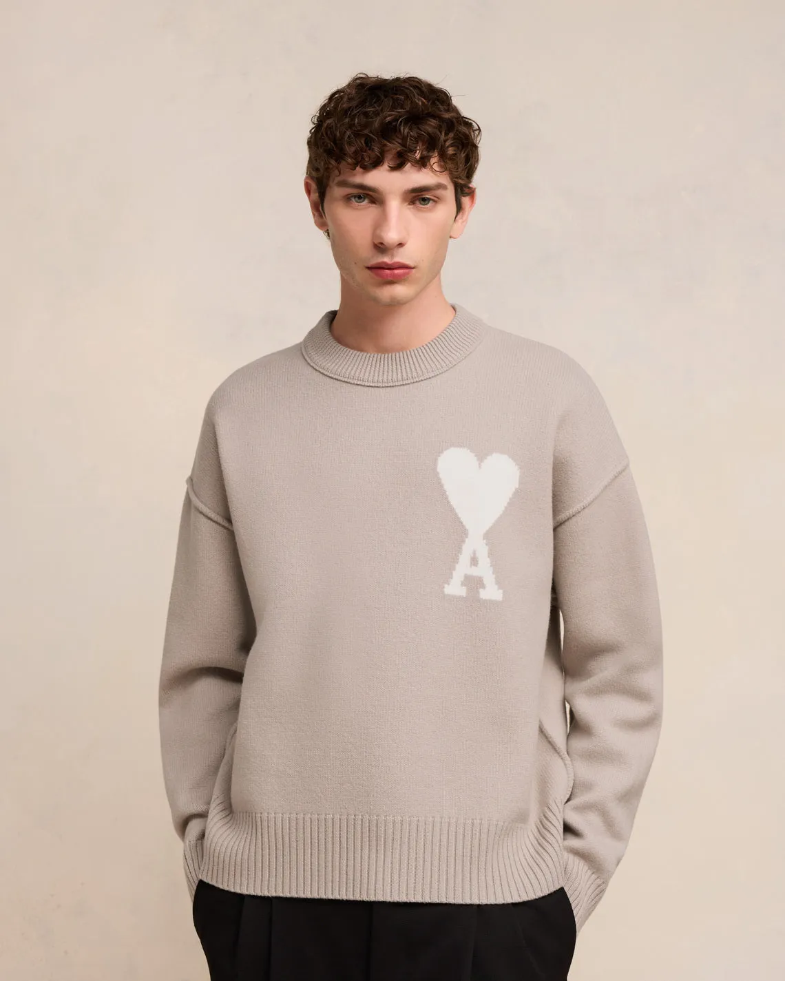 Pull Ami de Coeur Ecru sold by Ami product image thumbnail 3